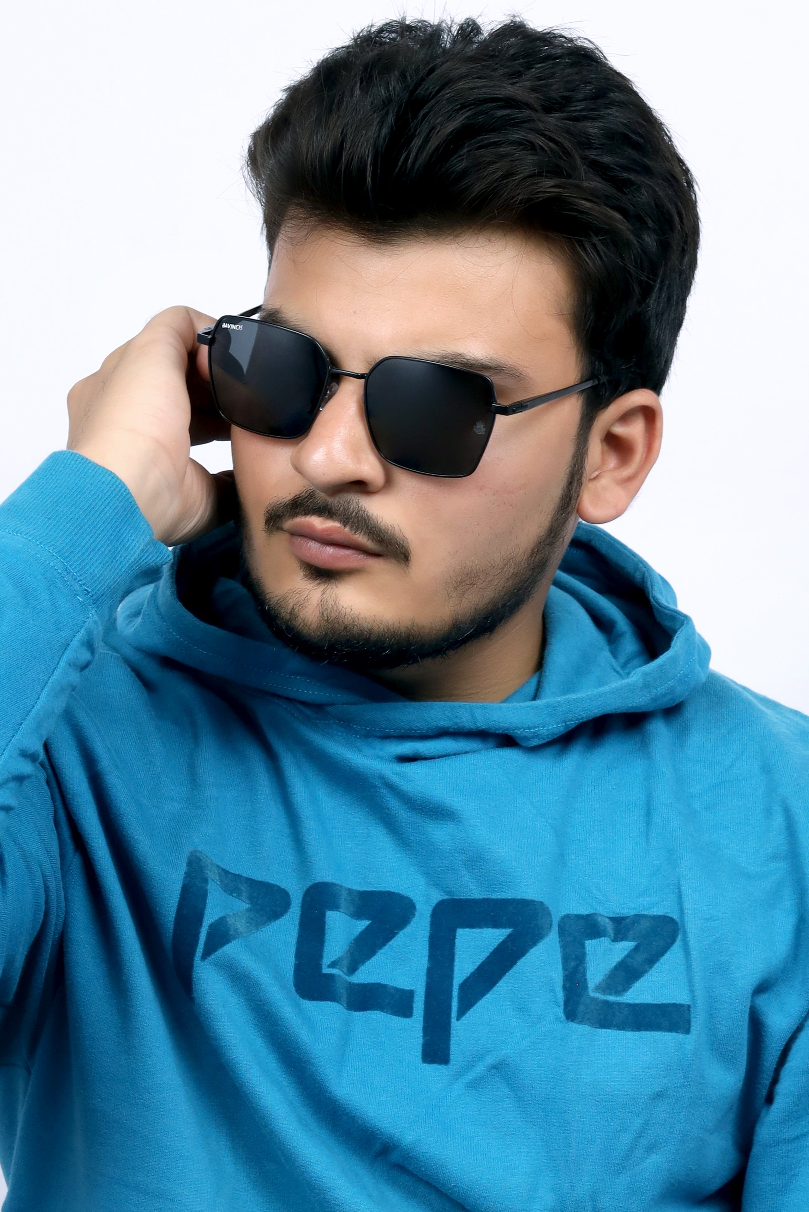 Bavincis The Bond Glossy Black And Black Edition Sunglasses