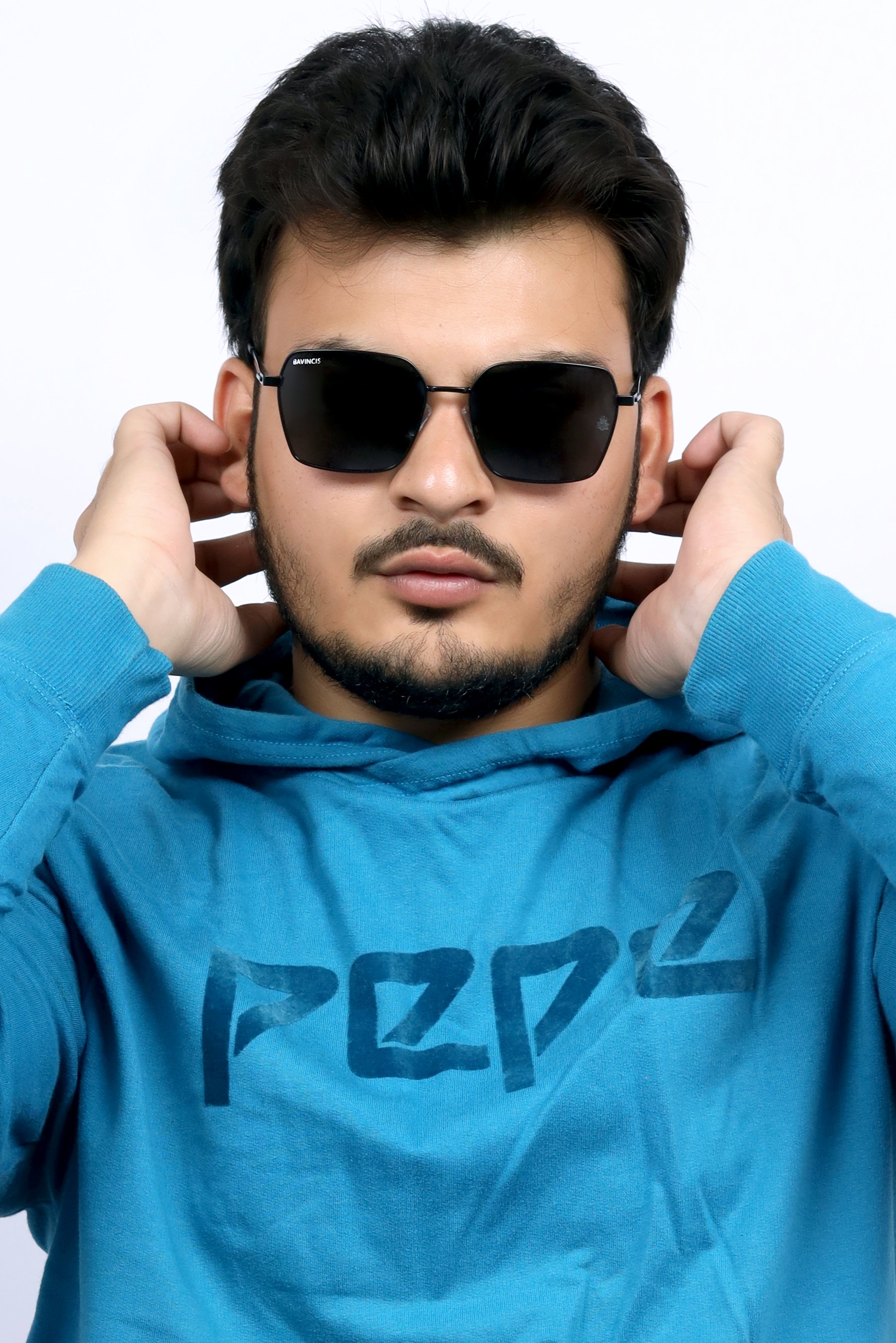 Bavincis The Bond Glossy Black And Black Edition Sunglasses