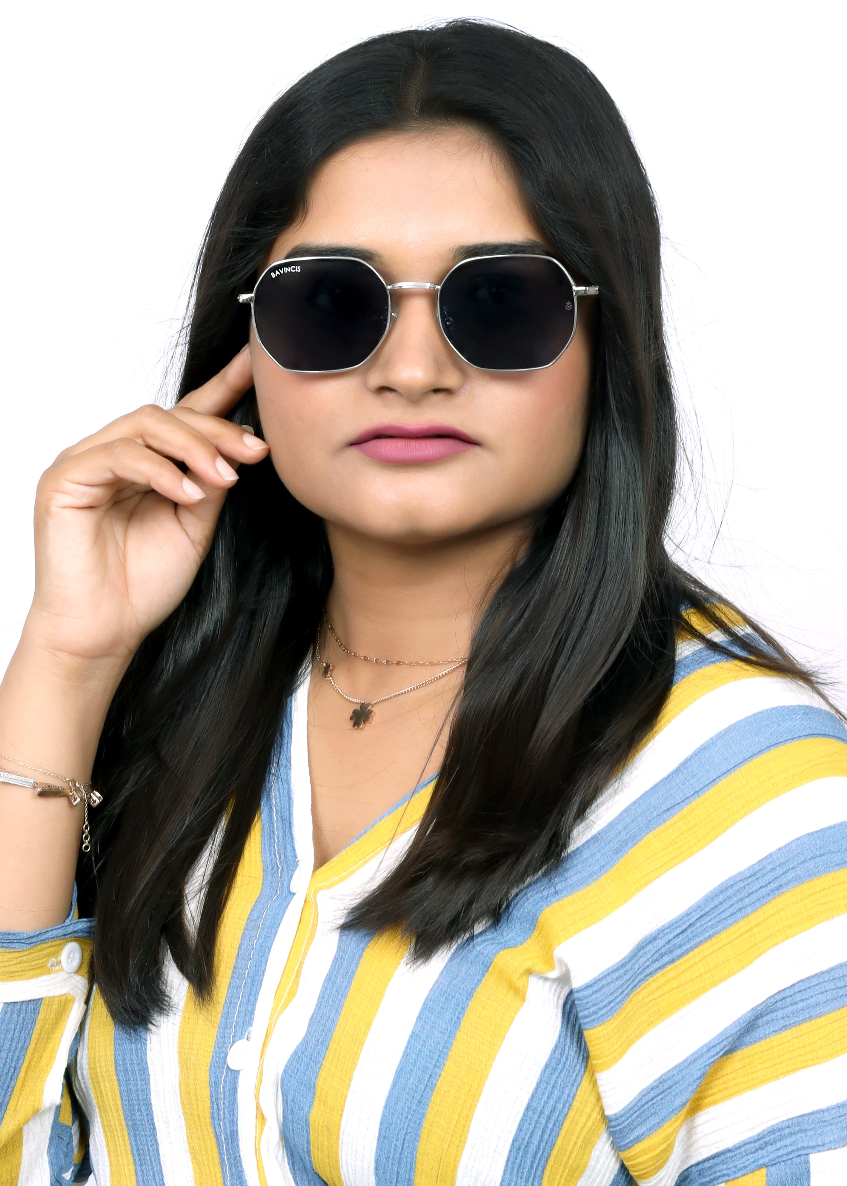 Bavincis Baycan Silver And Black Edition Sunglasses