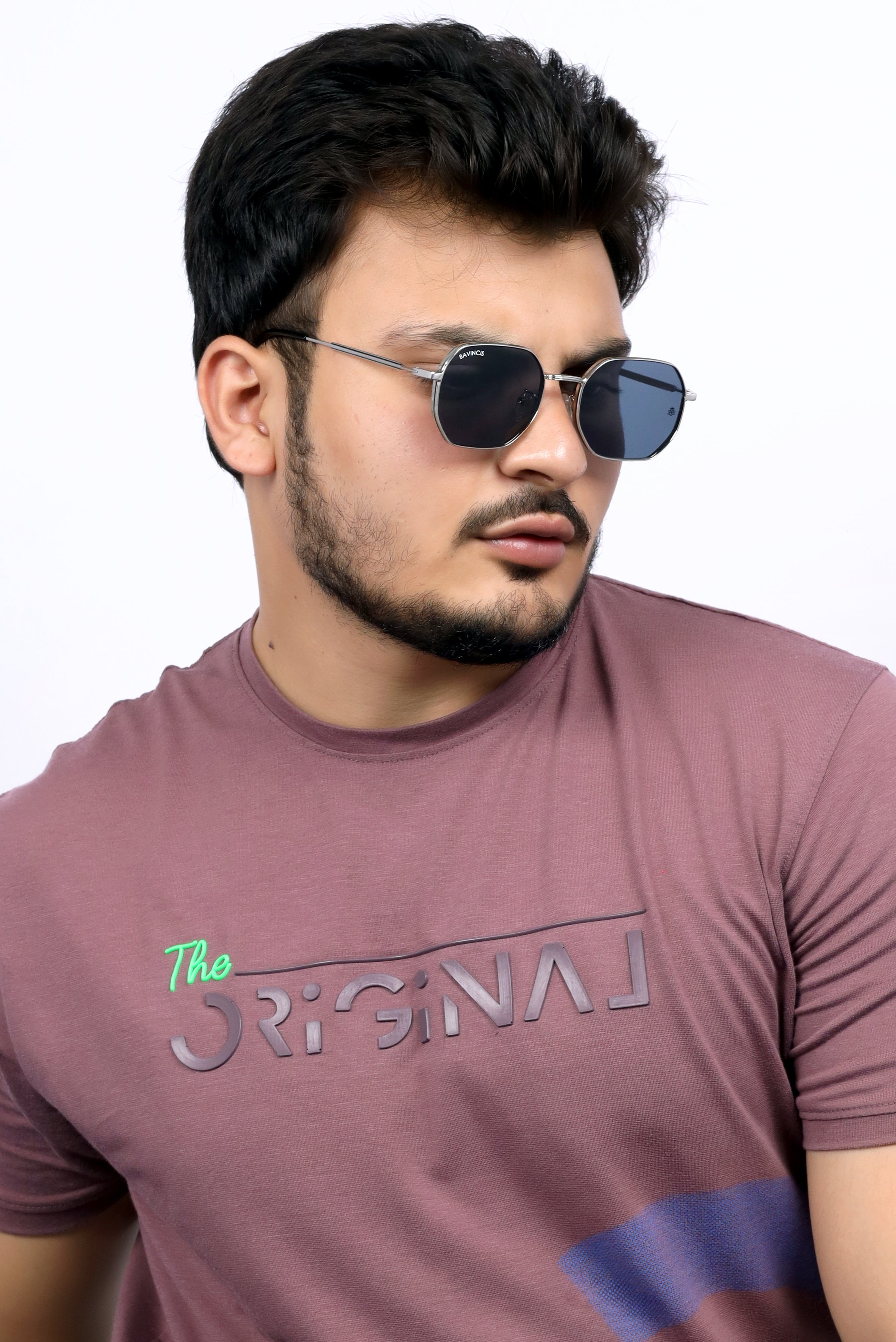 Bavincis Baycan Silver And Black Edition Sunglasses