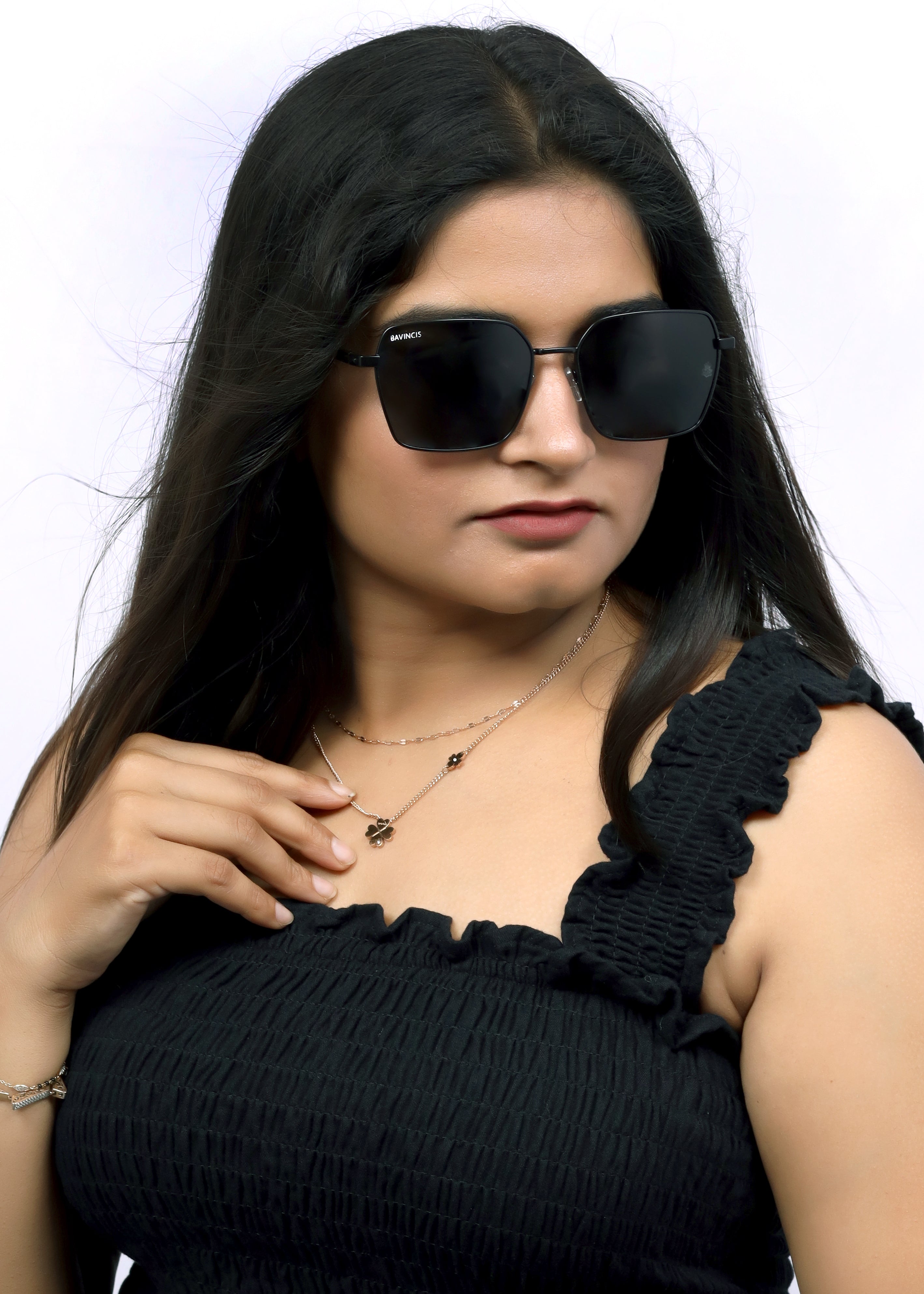 Bavincis The Bond Glossy Black And Black Edition Sunglasses