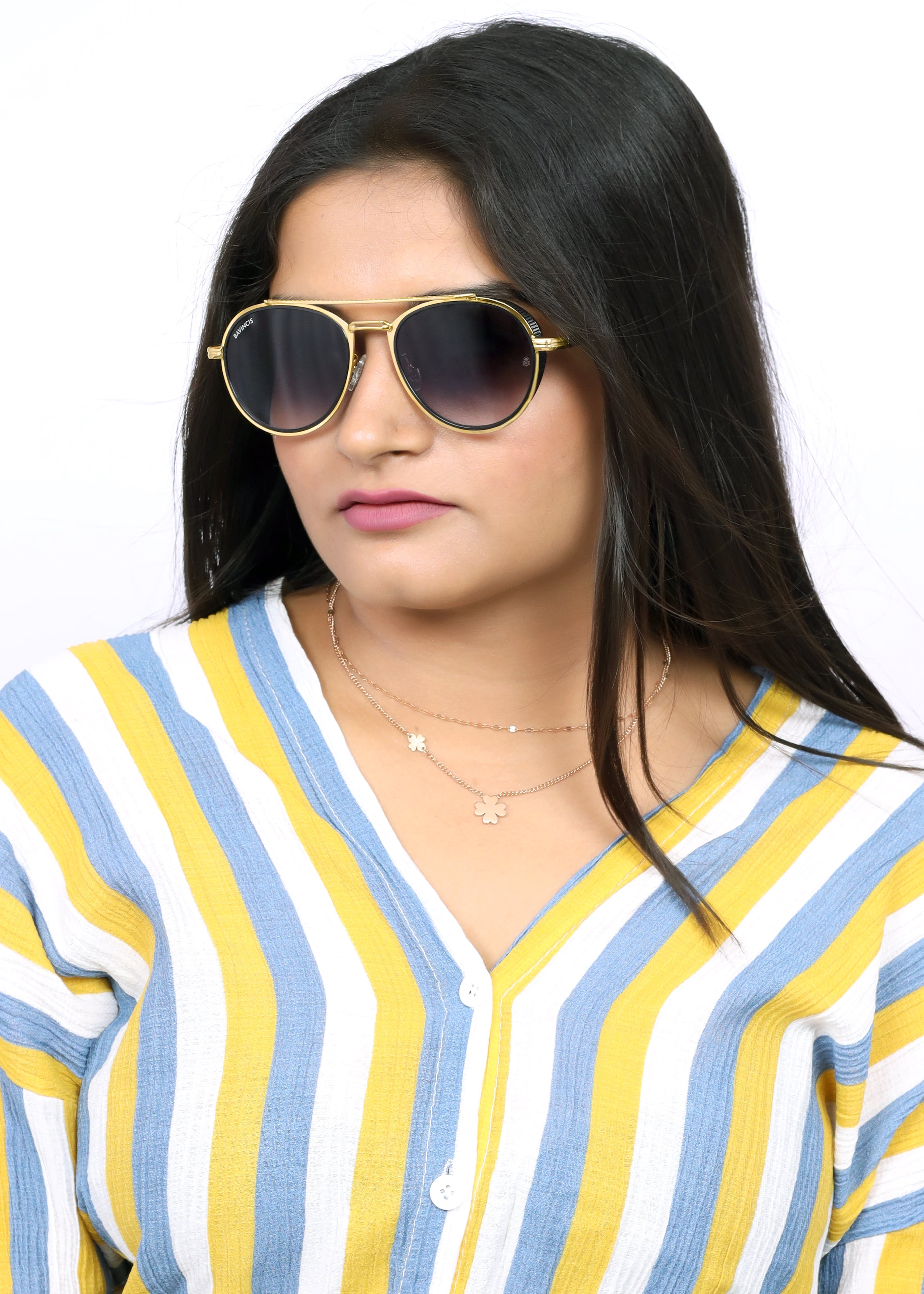 Bavincis Kindon Gold And Grey Gradient Edition Sunglasses