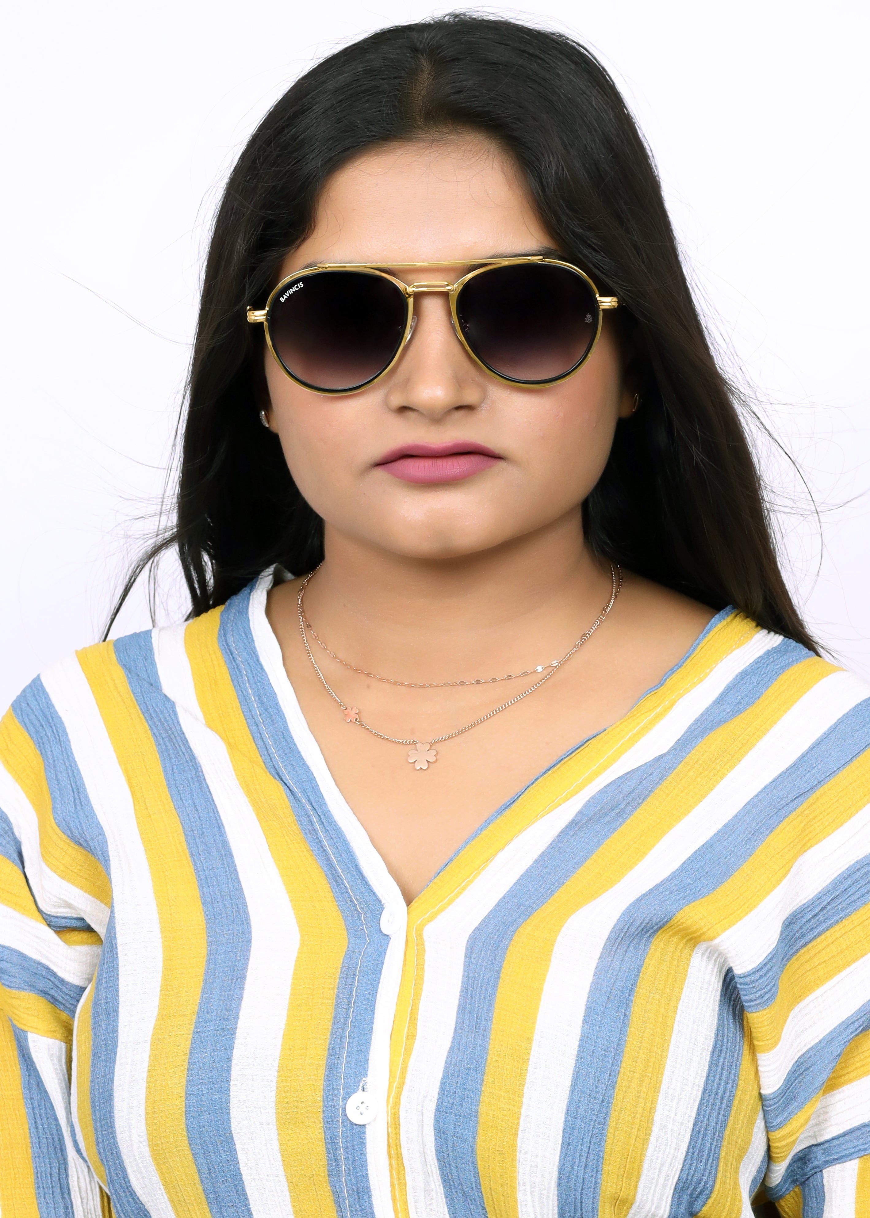 Bavincis Kindon Gold And Grey Gradient Edition Sunglasses