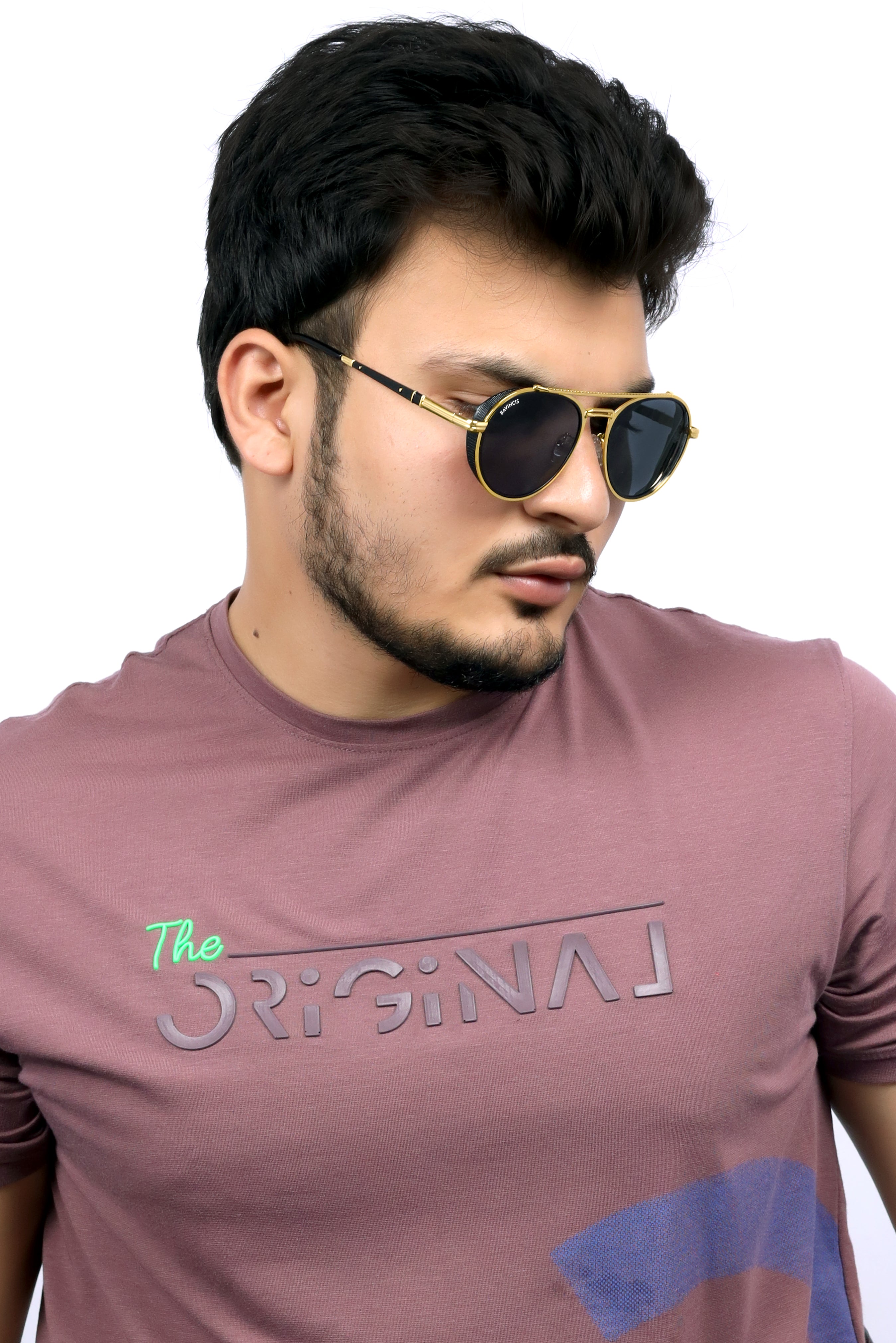 Bavincis Kindon Gold And Black Edition Sunglasses