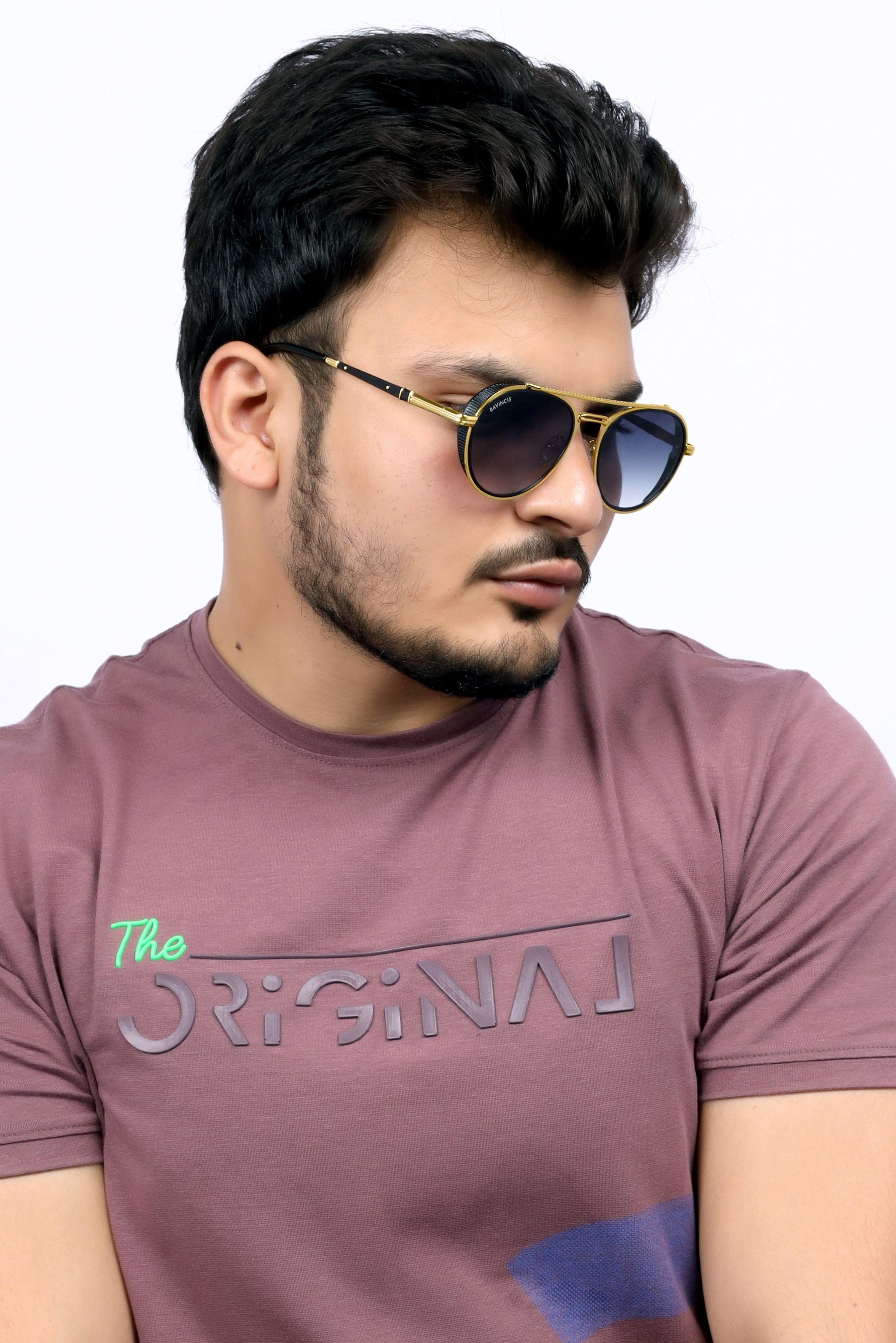 Bavincis Kindon Gold And Grey Gradient Edition Sunglasses