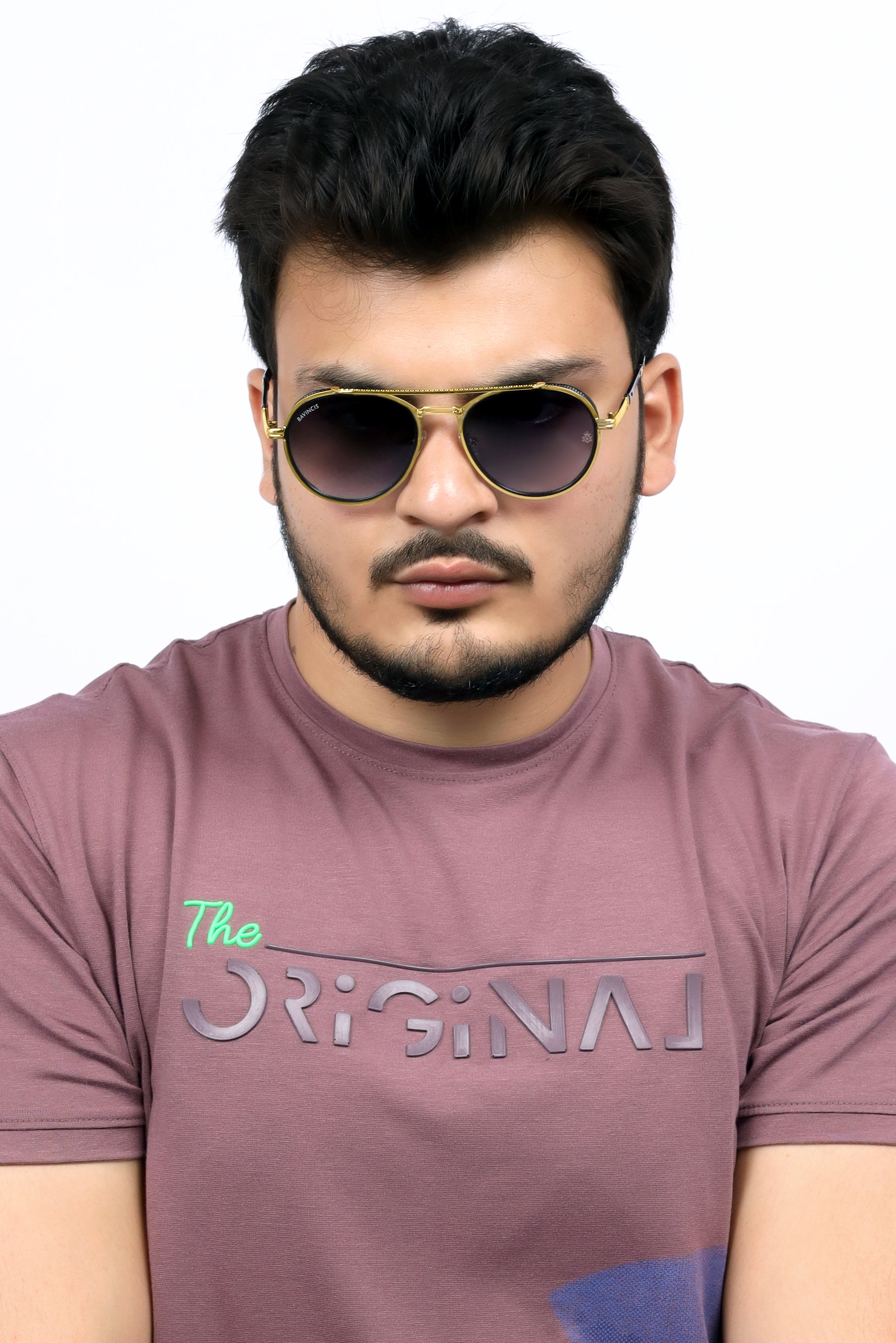 Bavincis Kindon Gold And Grey Gradient Edition Sunglasses