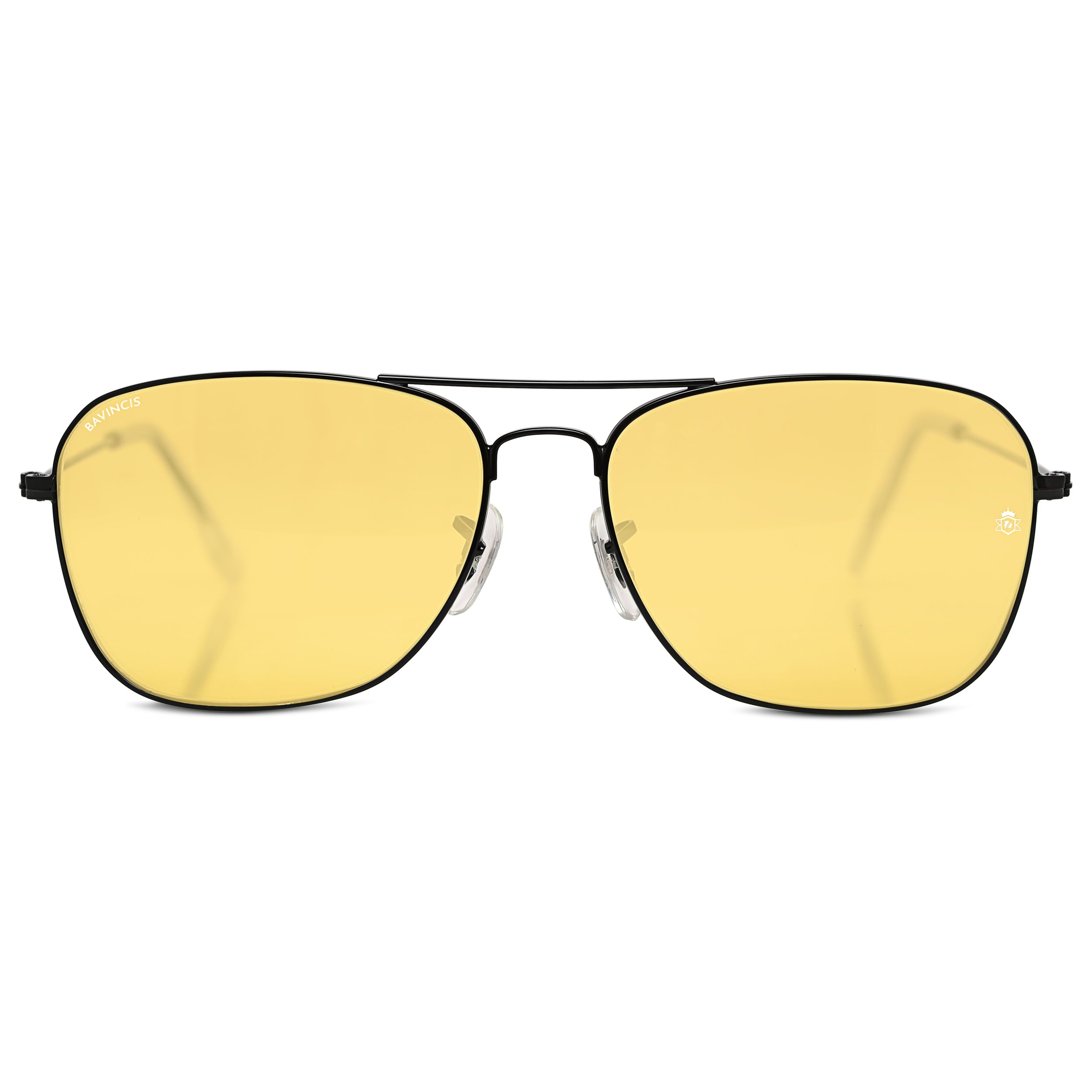 Bavincis Carloz Black And Yellow Edition Sunglasses - BAVINCIS