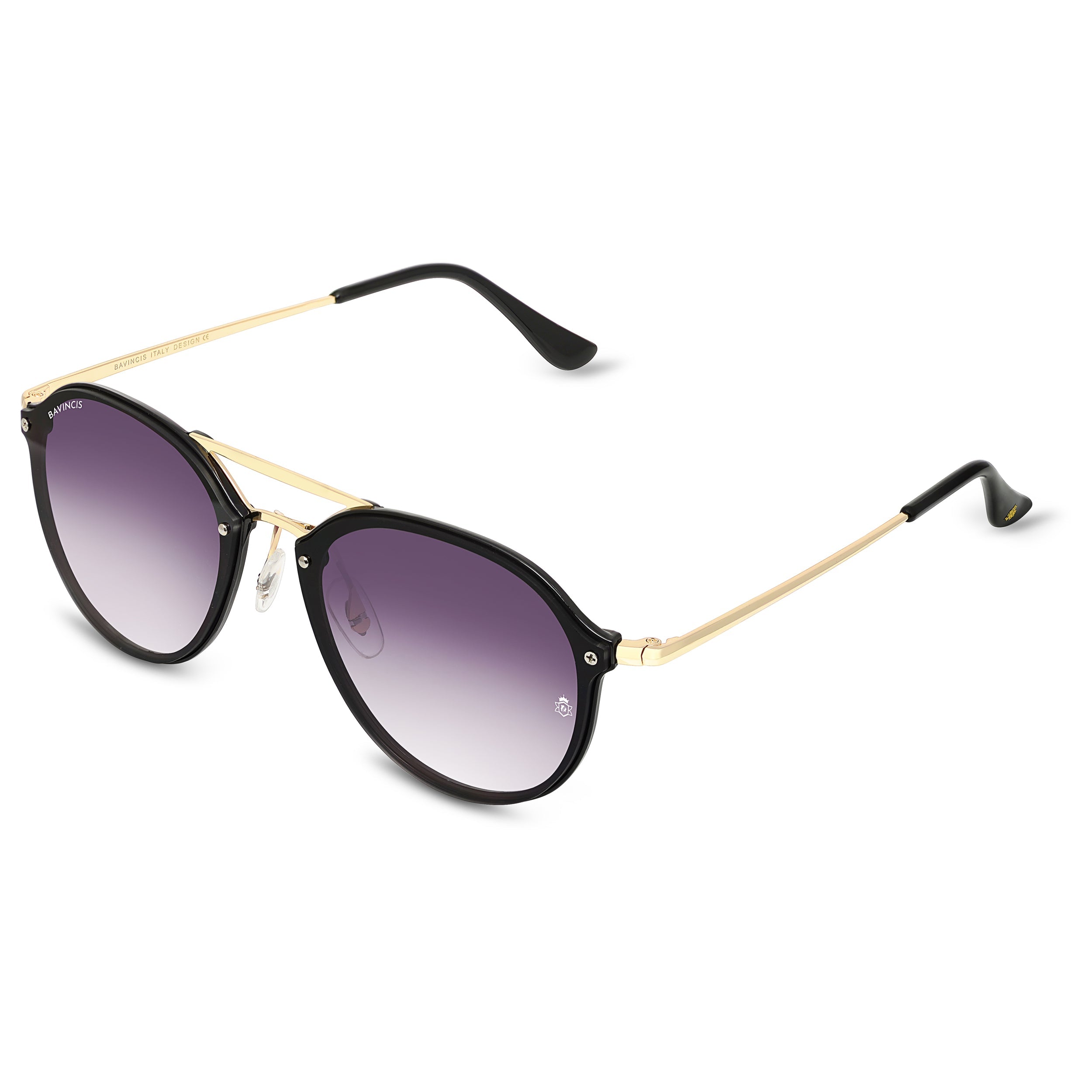 Bavincis Walker Gold And Grey Gradient Edition Sunglasses - BAVINCIS