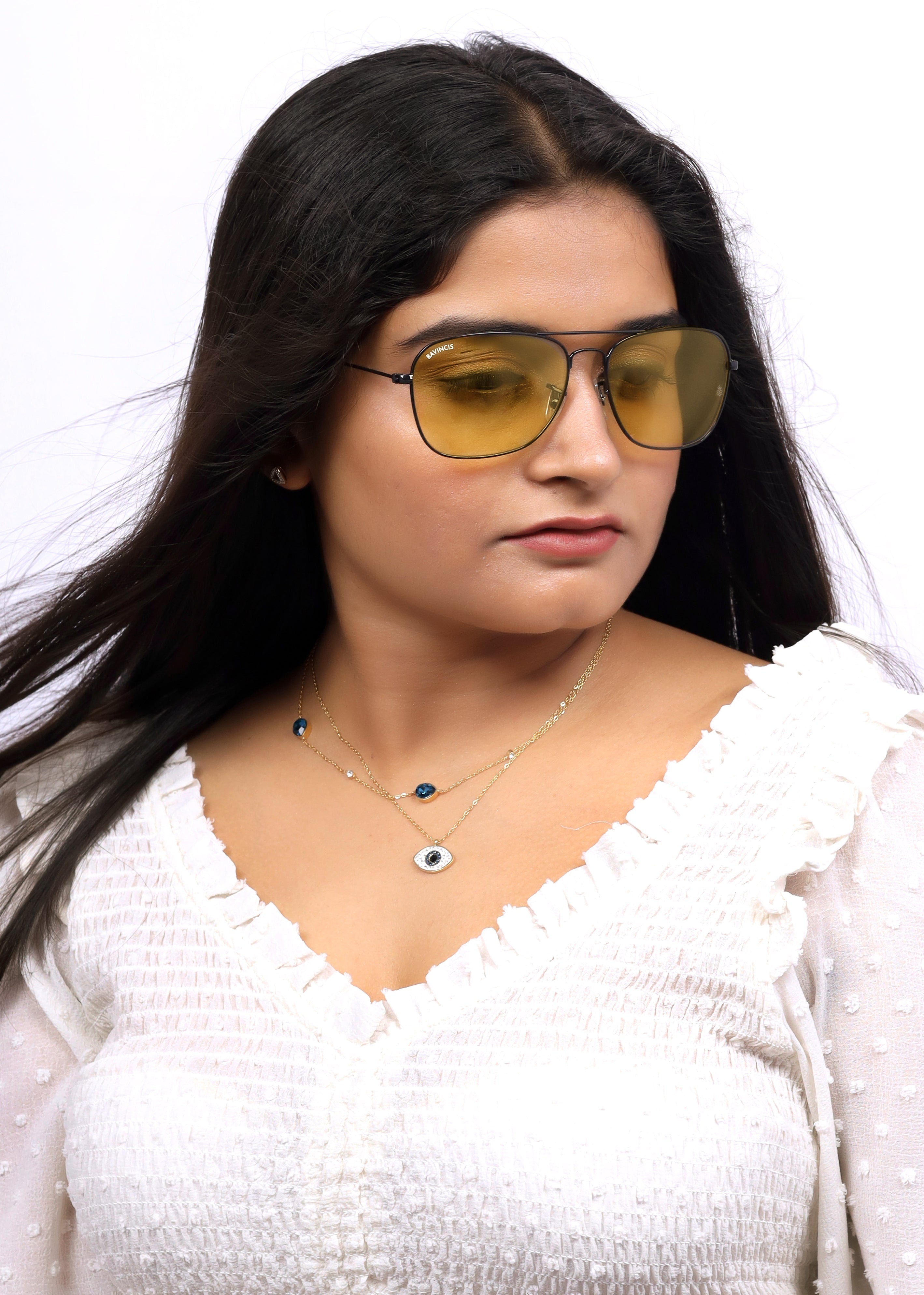 Bavincis Carloz Black And Yellow Edition Sunglasses