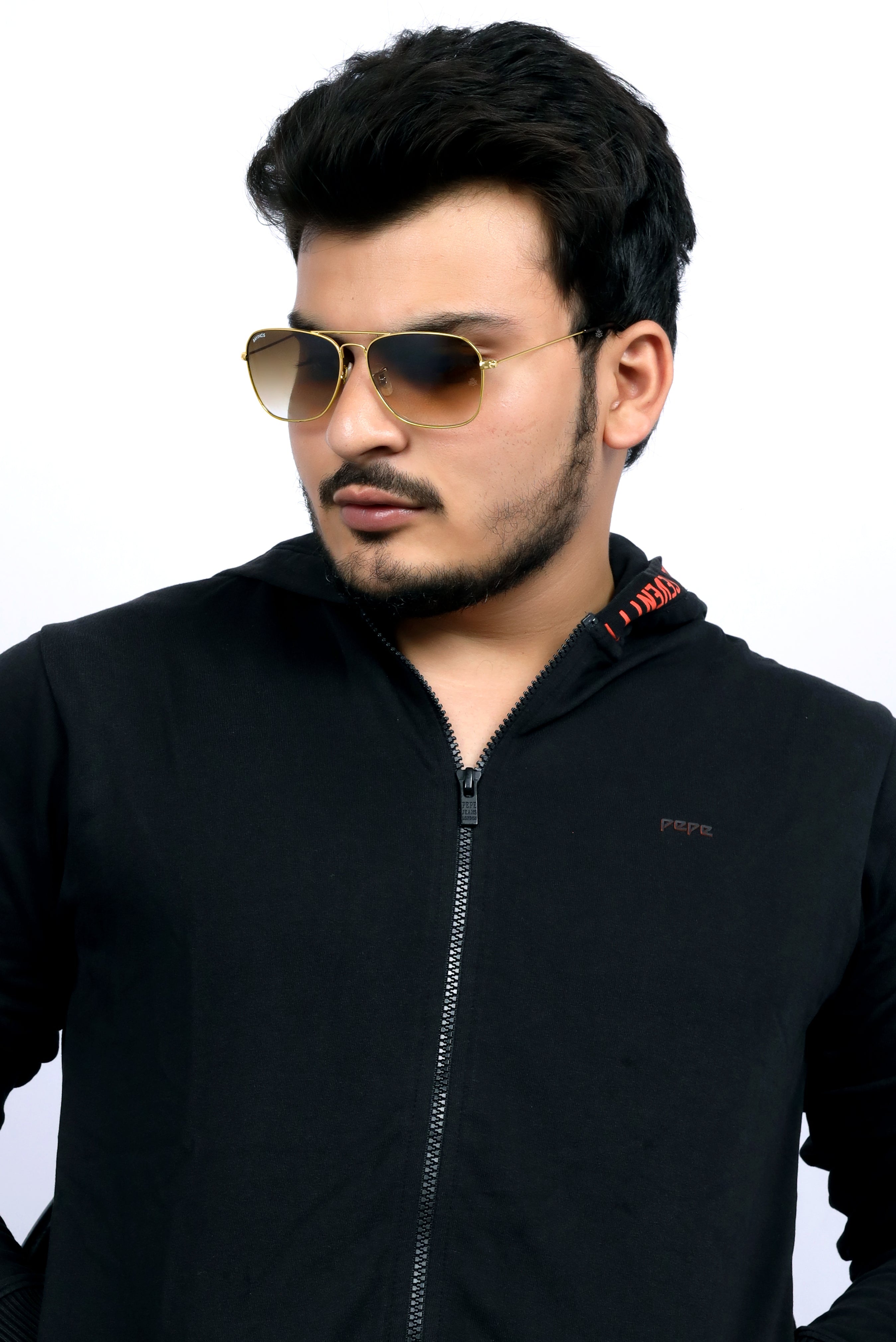 Bavincis Carloz Gold And Brown Gradient Edition Sunglasses