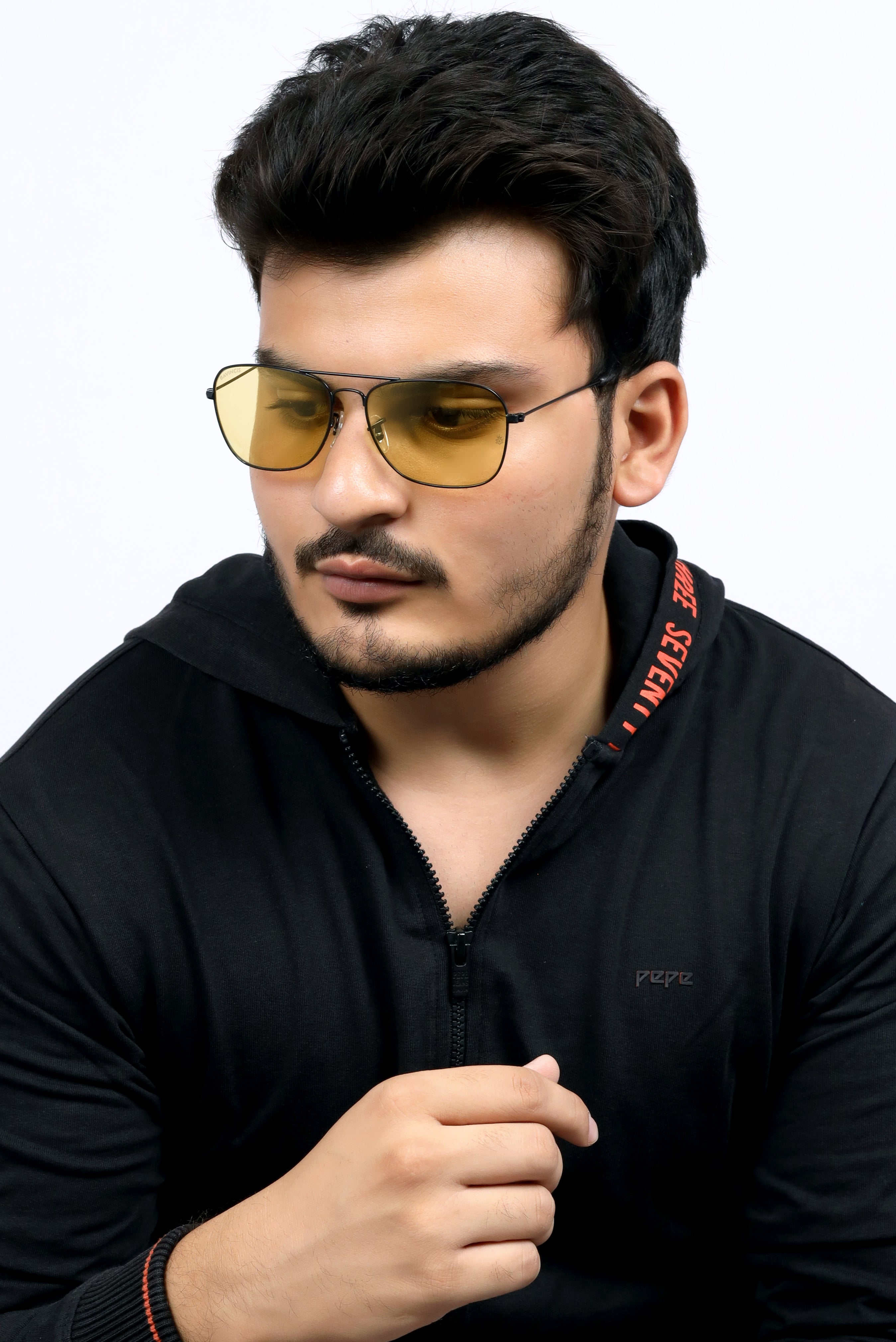 Bavincis Carloz Black And Yellow Edition Sunglasses