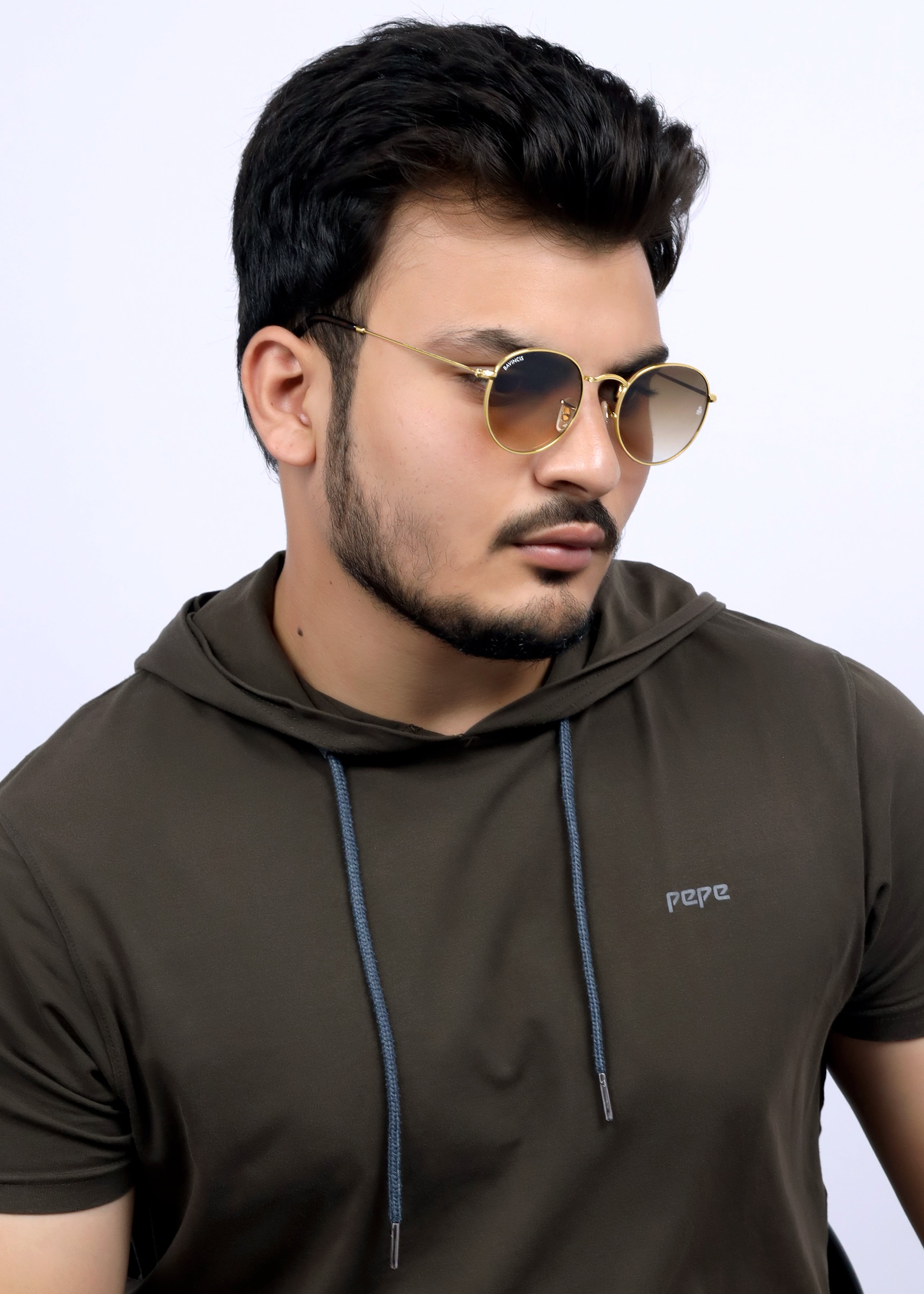 Bavincis Asmara Gold And Brown Gradient Edition Sunglasses