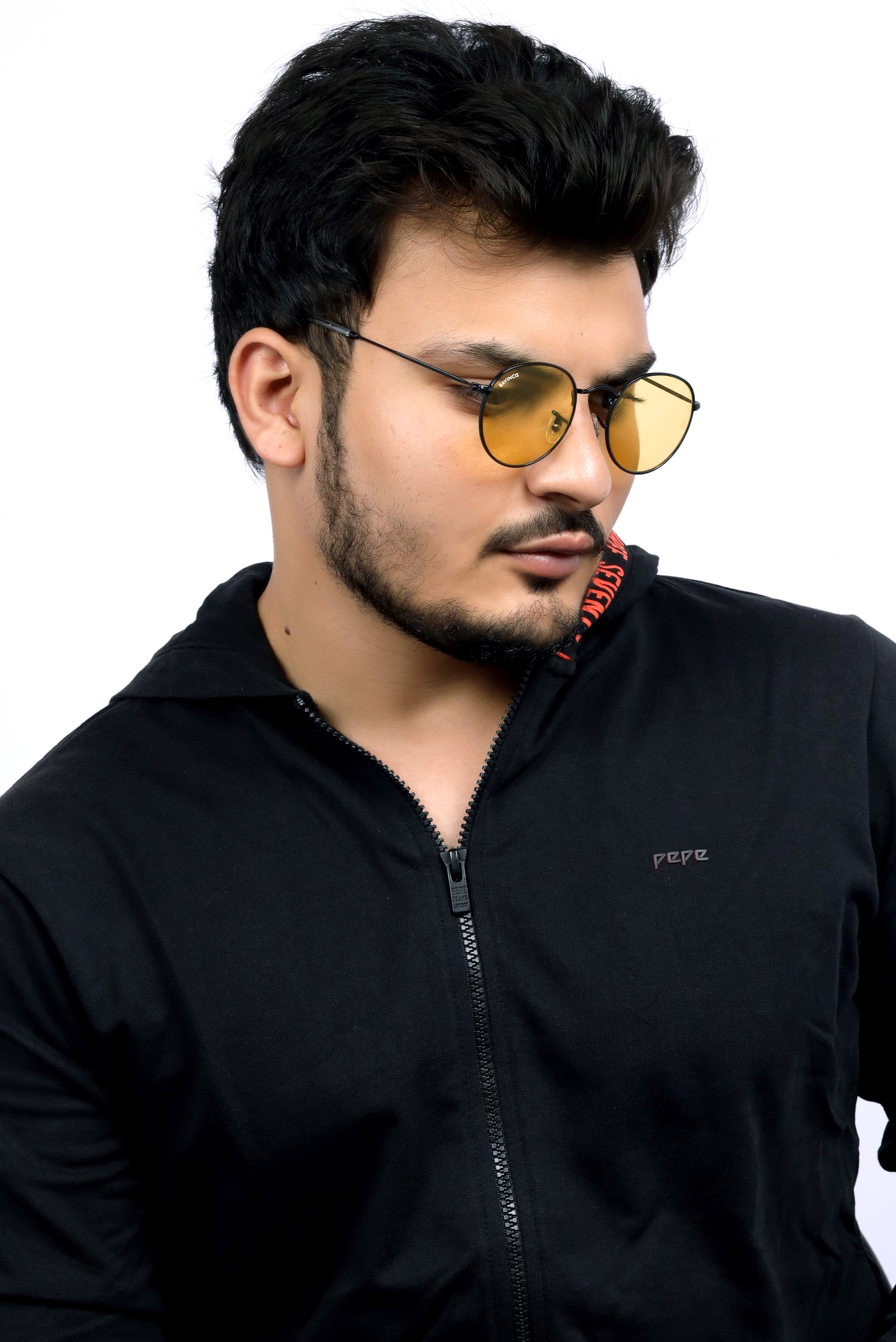 Bavincis Asmara Black And Yellow Edition Sunglasses