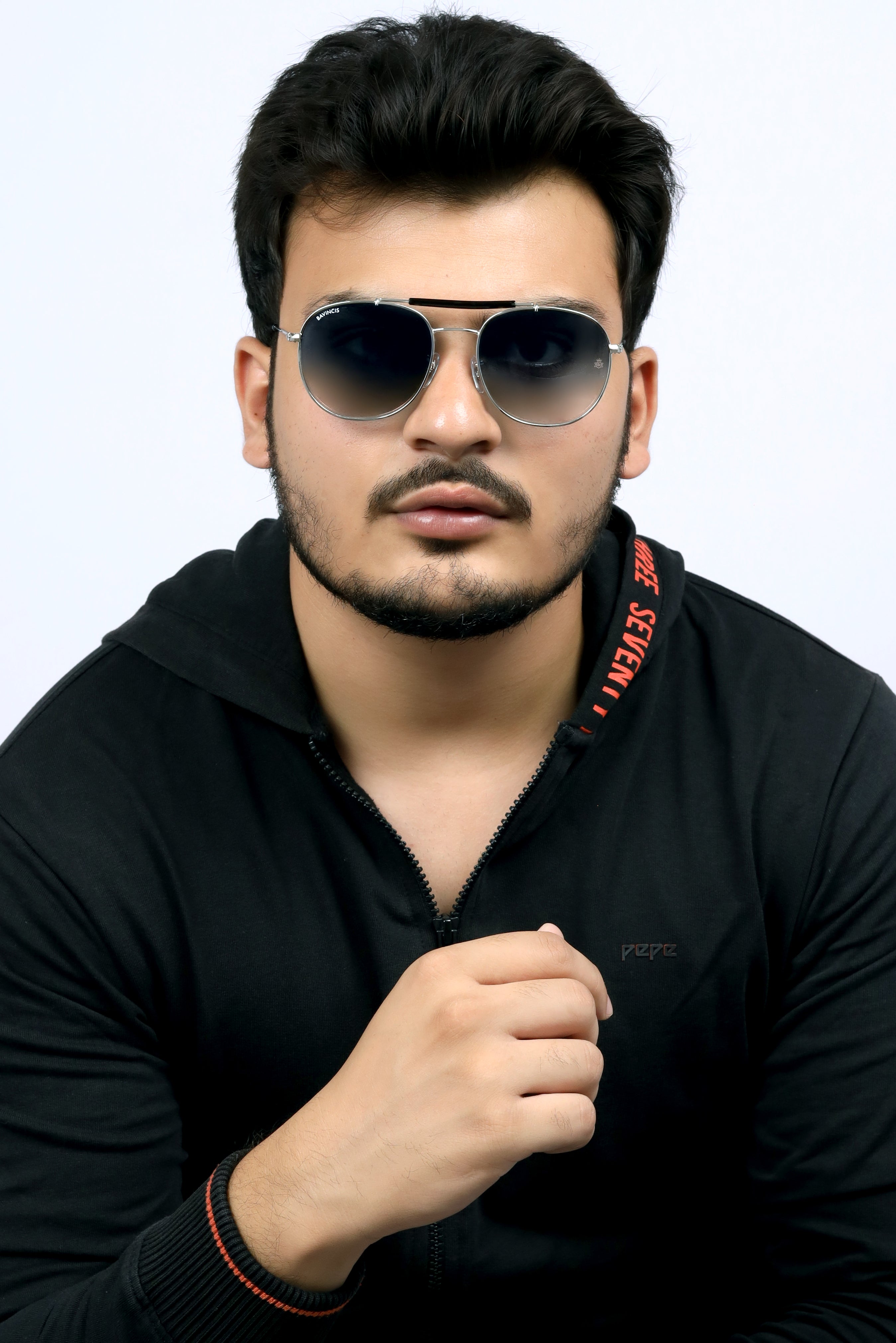 Bavincis Caliber Silver And Grey Gradient Edition sunglasses