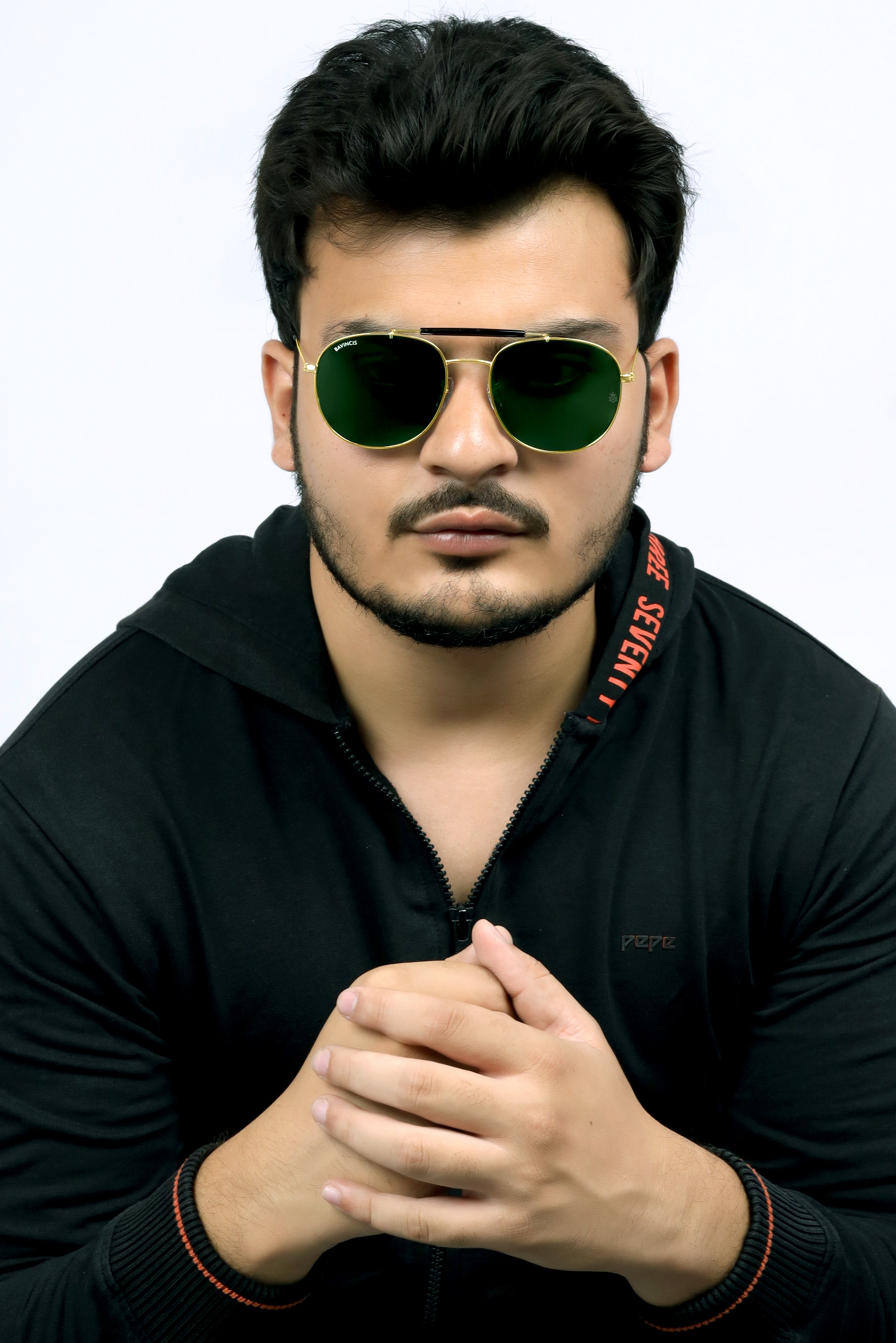 Bavincis Caliber Gold And Green Edition sunglasses