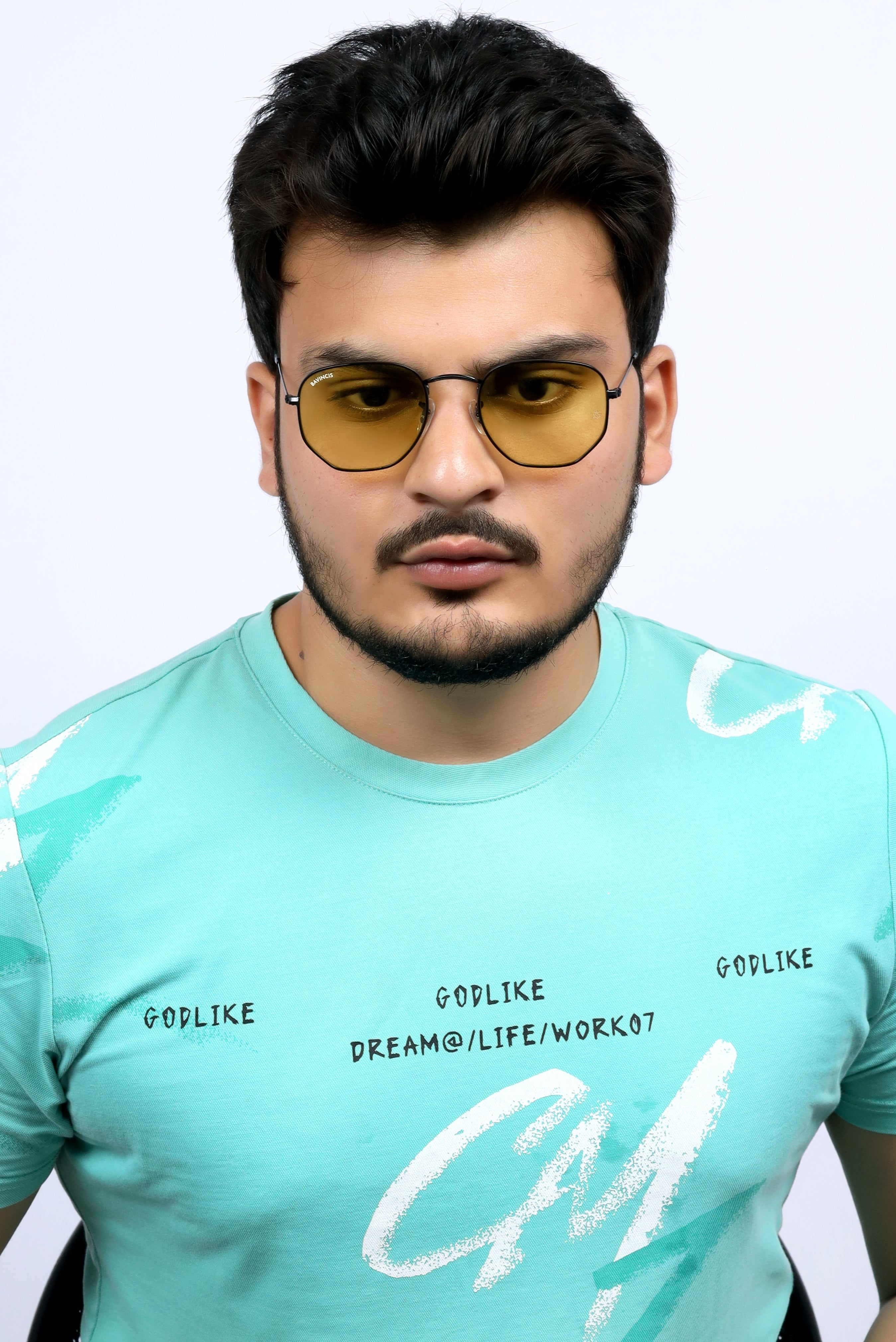 Bavincis Gemini Black And Yellow Edition Sunglasses