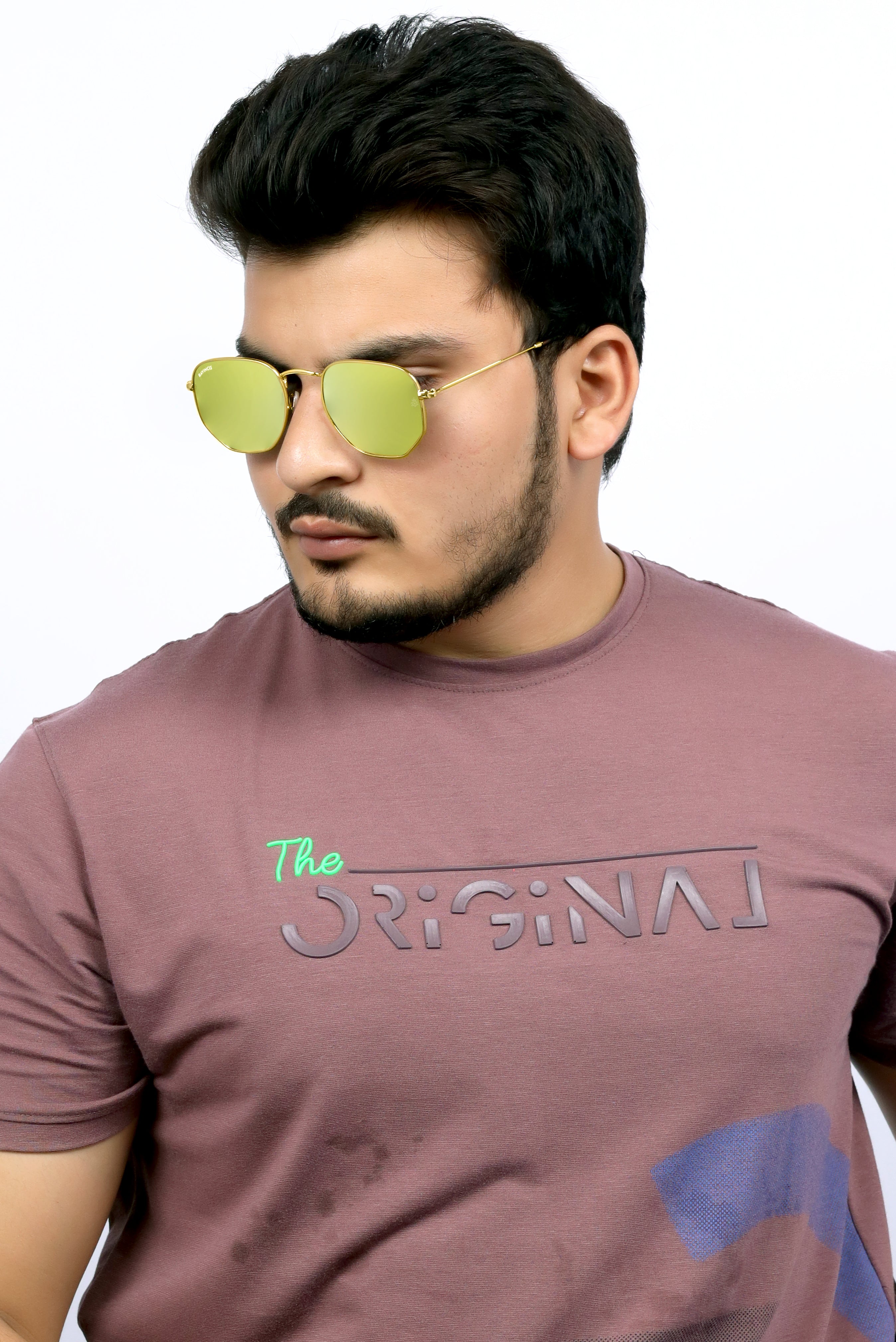 Bavincis Gemini Gold Yellow Mercury Edition Sunglasses