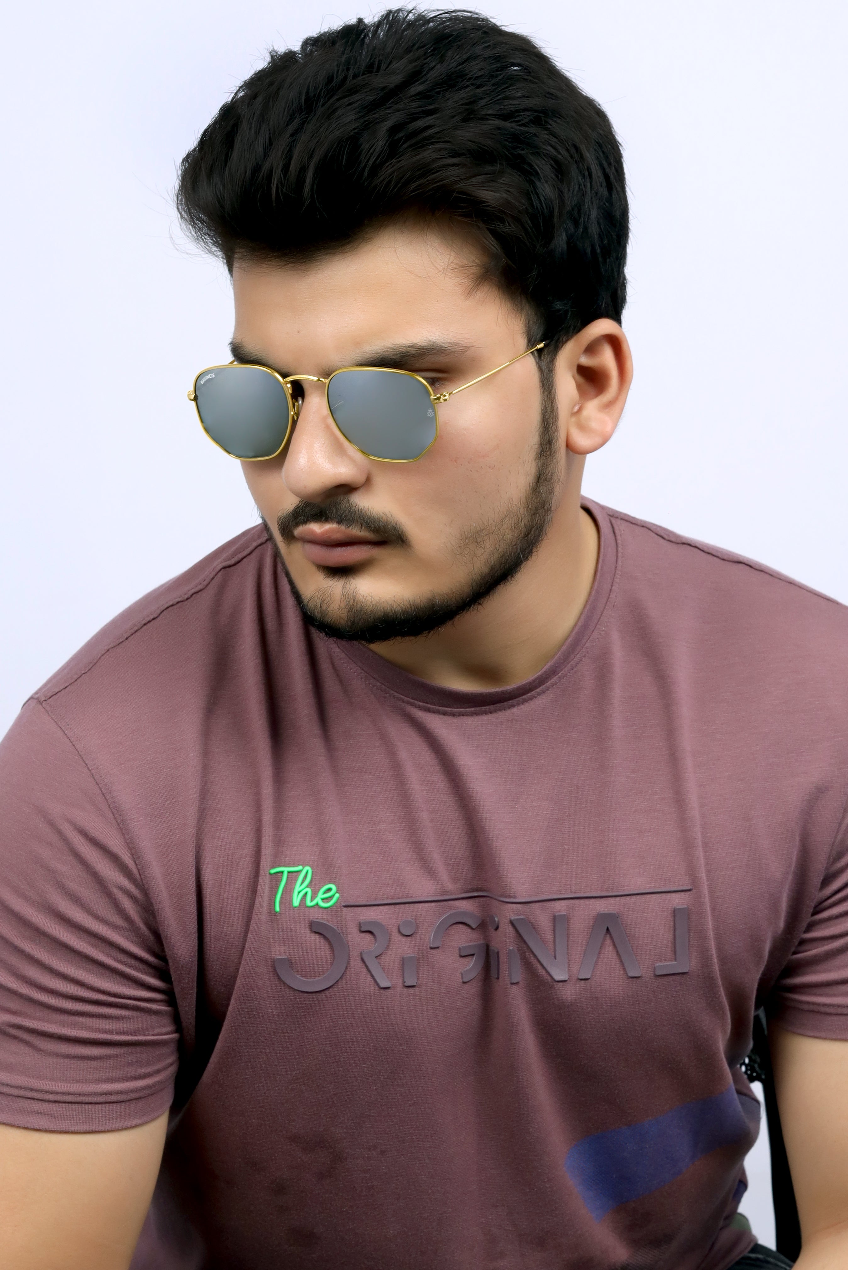 Bavincis Gemini Gold And Silver Mercury Edition Sunglasses