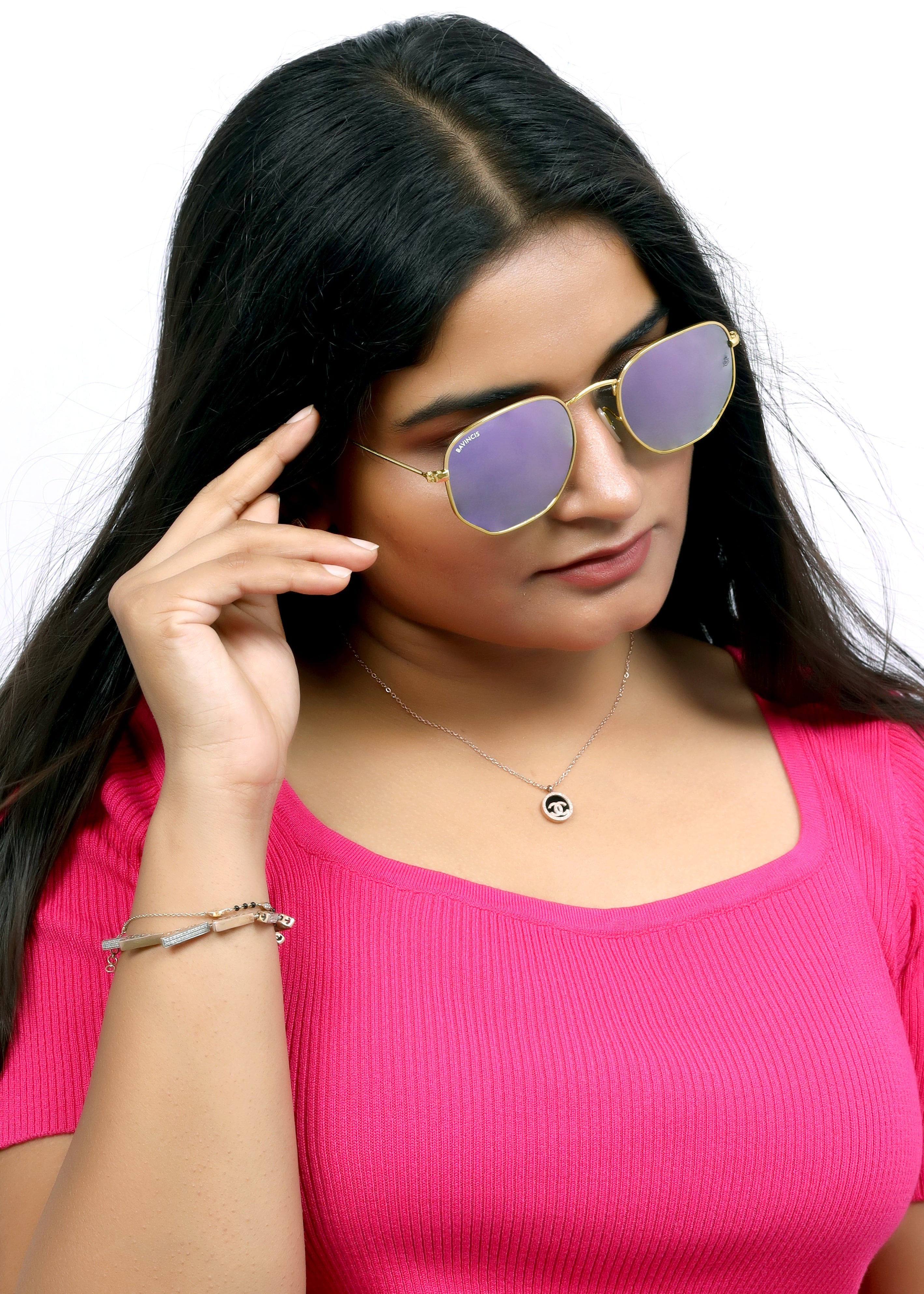 Bavincis Gemini Gold And Violet Edition Sunglasses