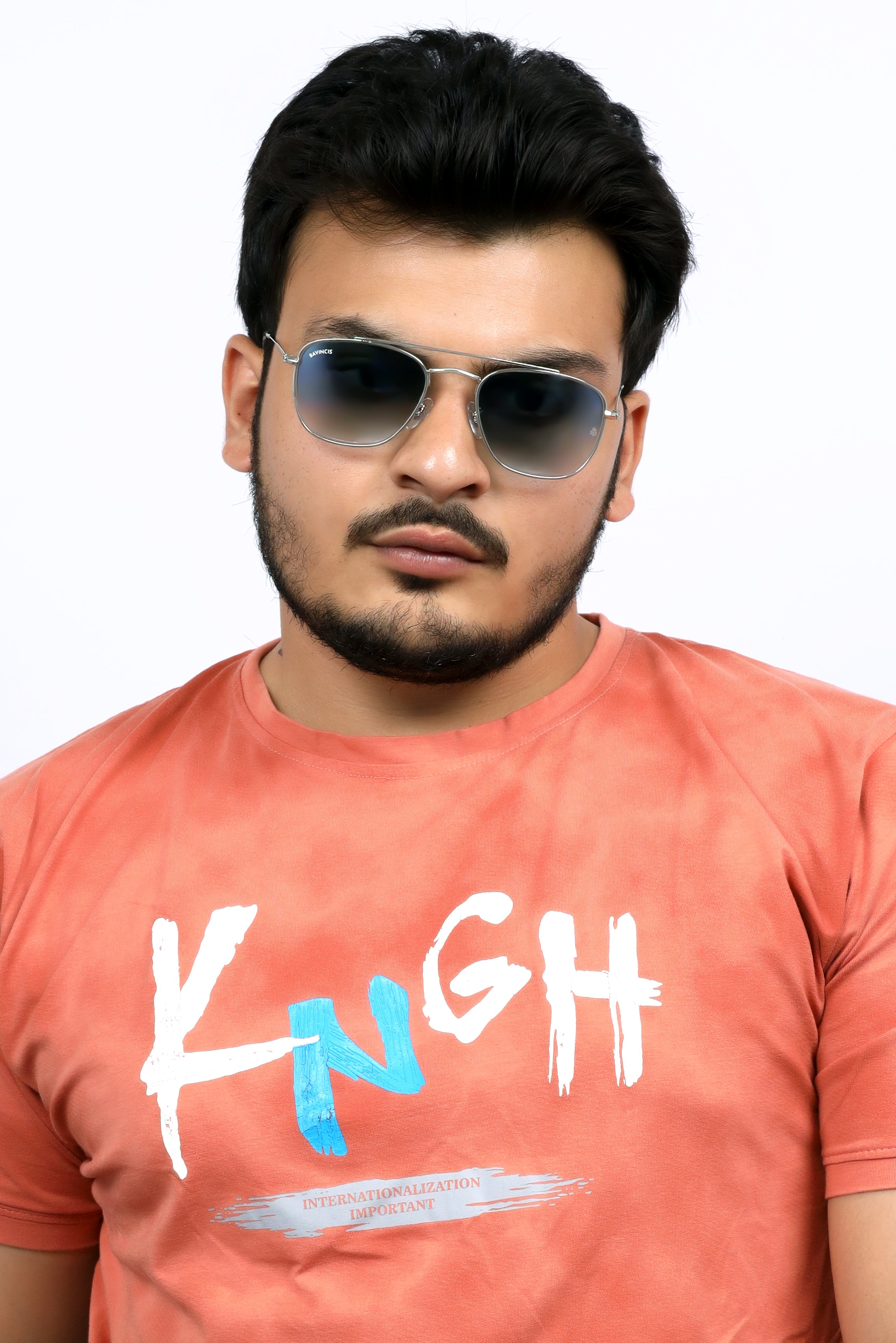 Bavincis Gracia Silver And Grey Gradient Edition Sunglasses