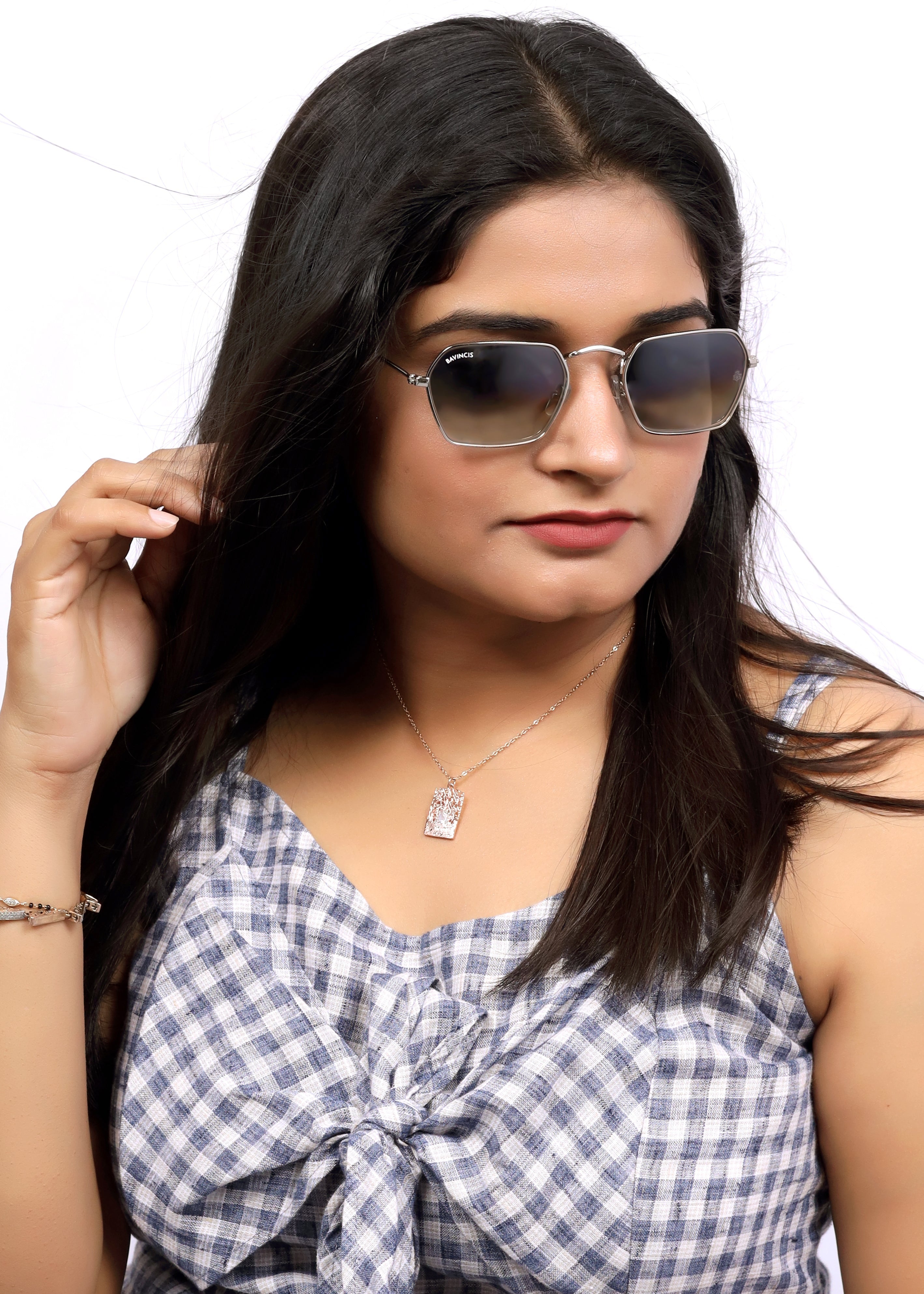 Bavincis Delight Silver And Grey Gradient Edition Sunglasses