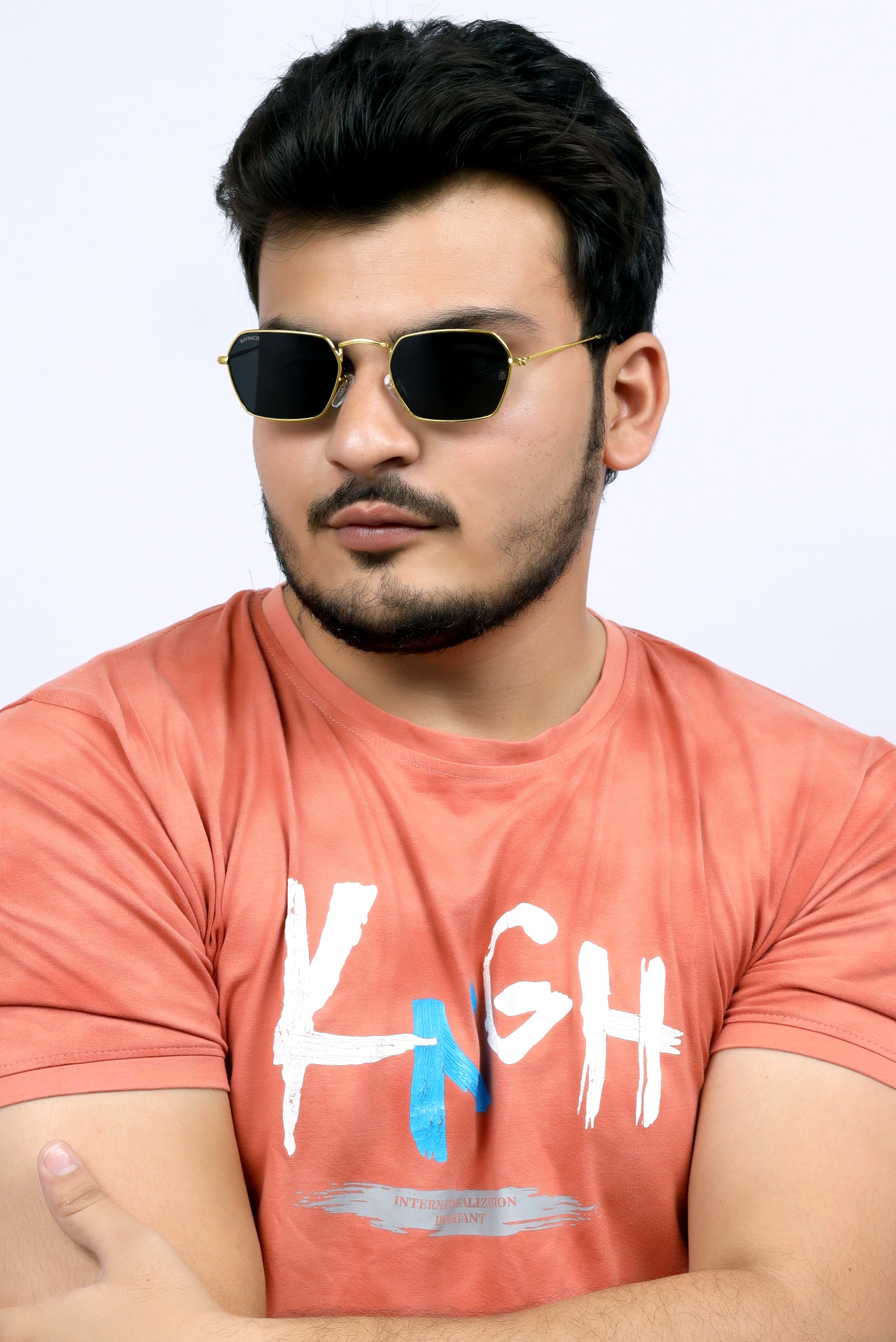 Bavincis Delight Gold And Black Edition Sunglasses