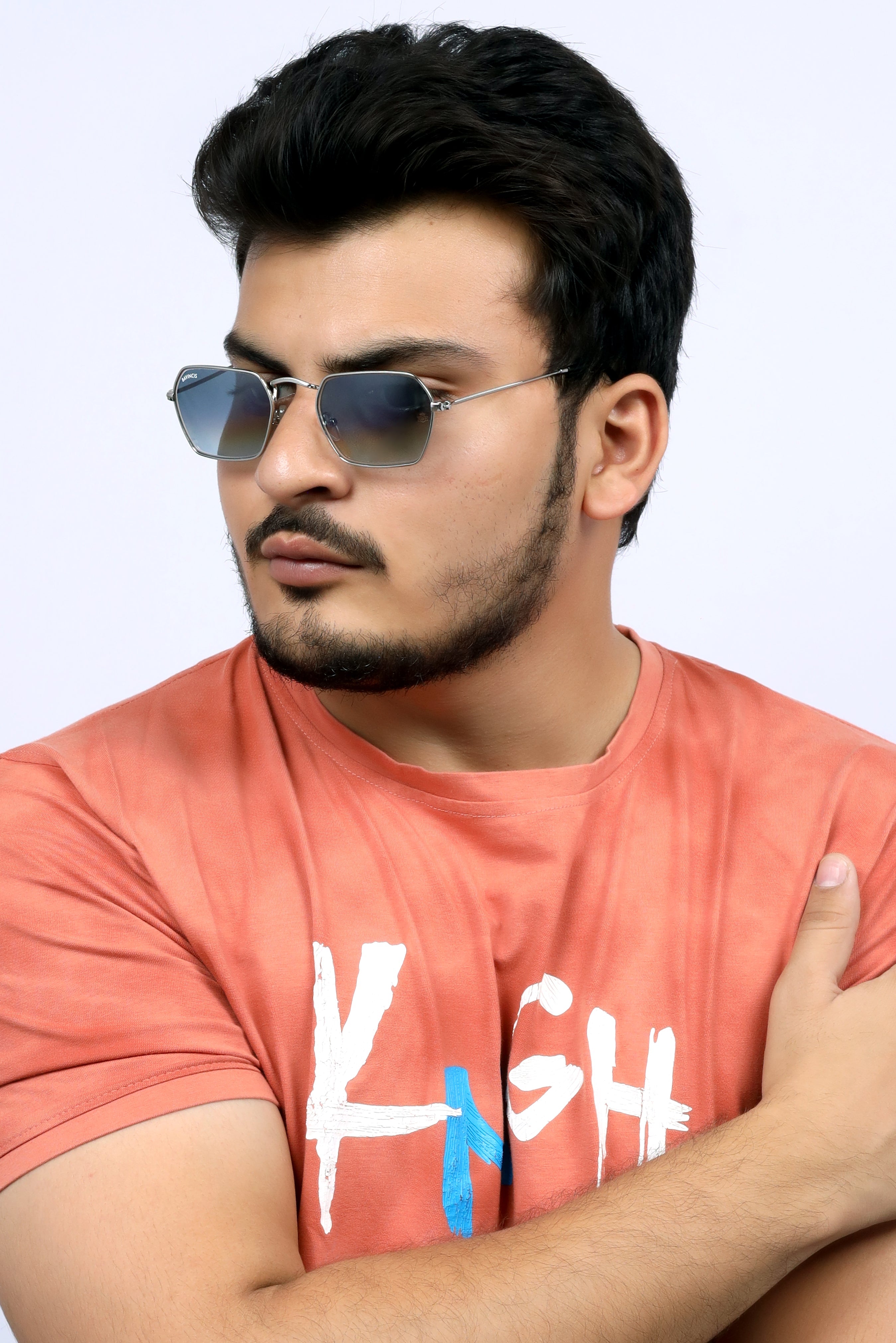 Bavincis Delight Silver And Grey Gradient Edition Sunglasses