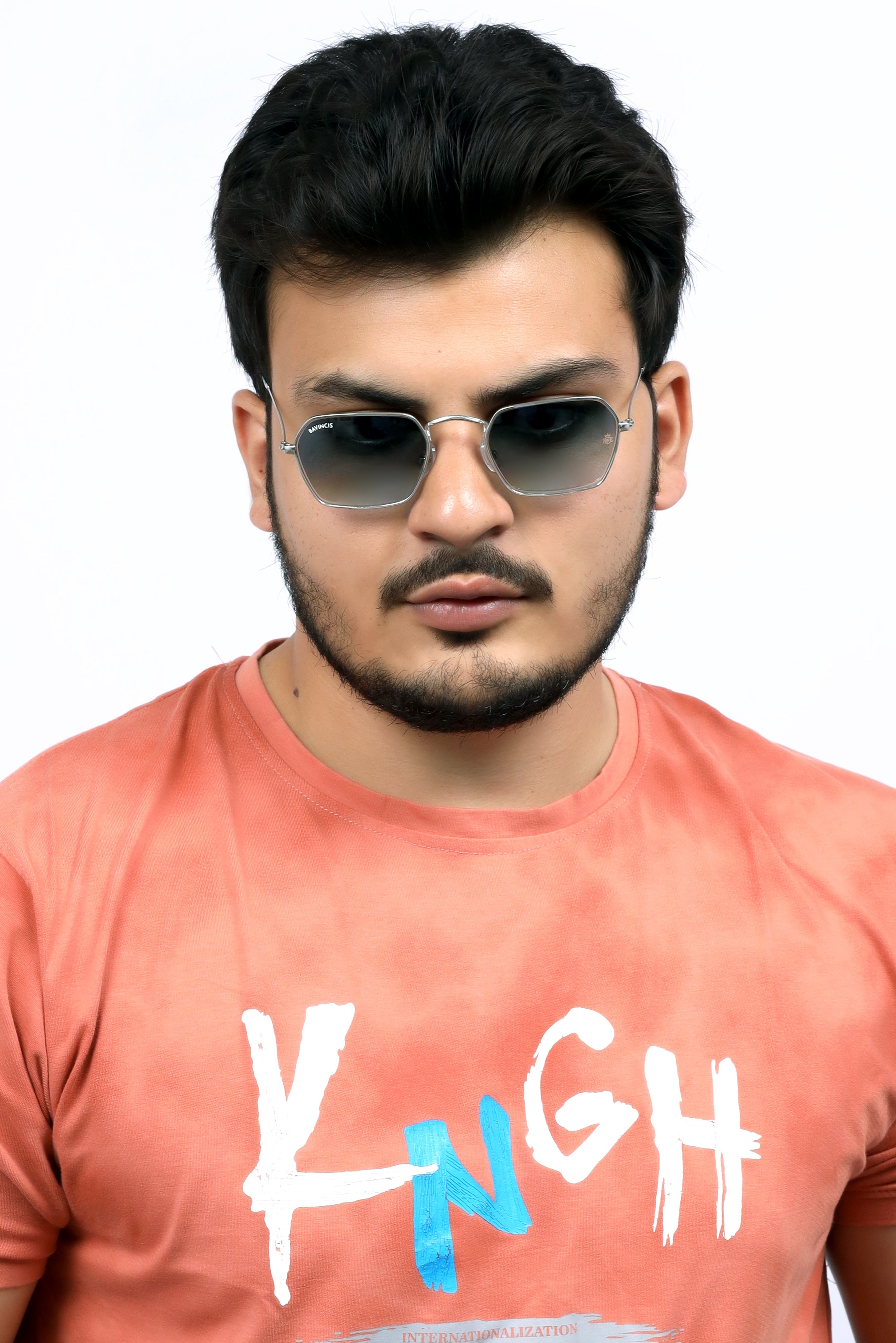 Bavincis Delight Silver And Grey Gradient Edition Sunglasses