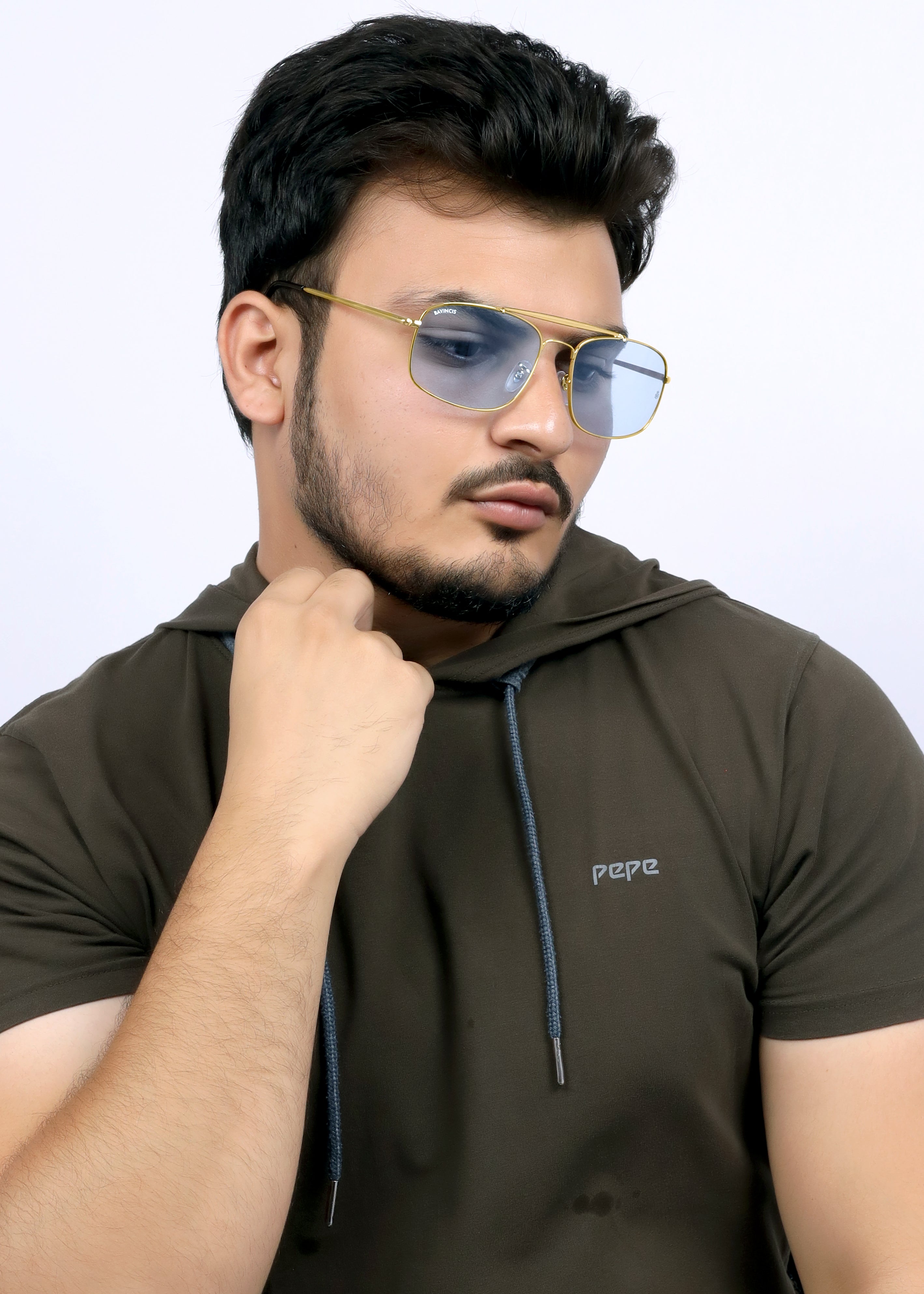 Bavincis Linford Gold And Classic Blue Edition Sunglasses