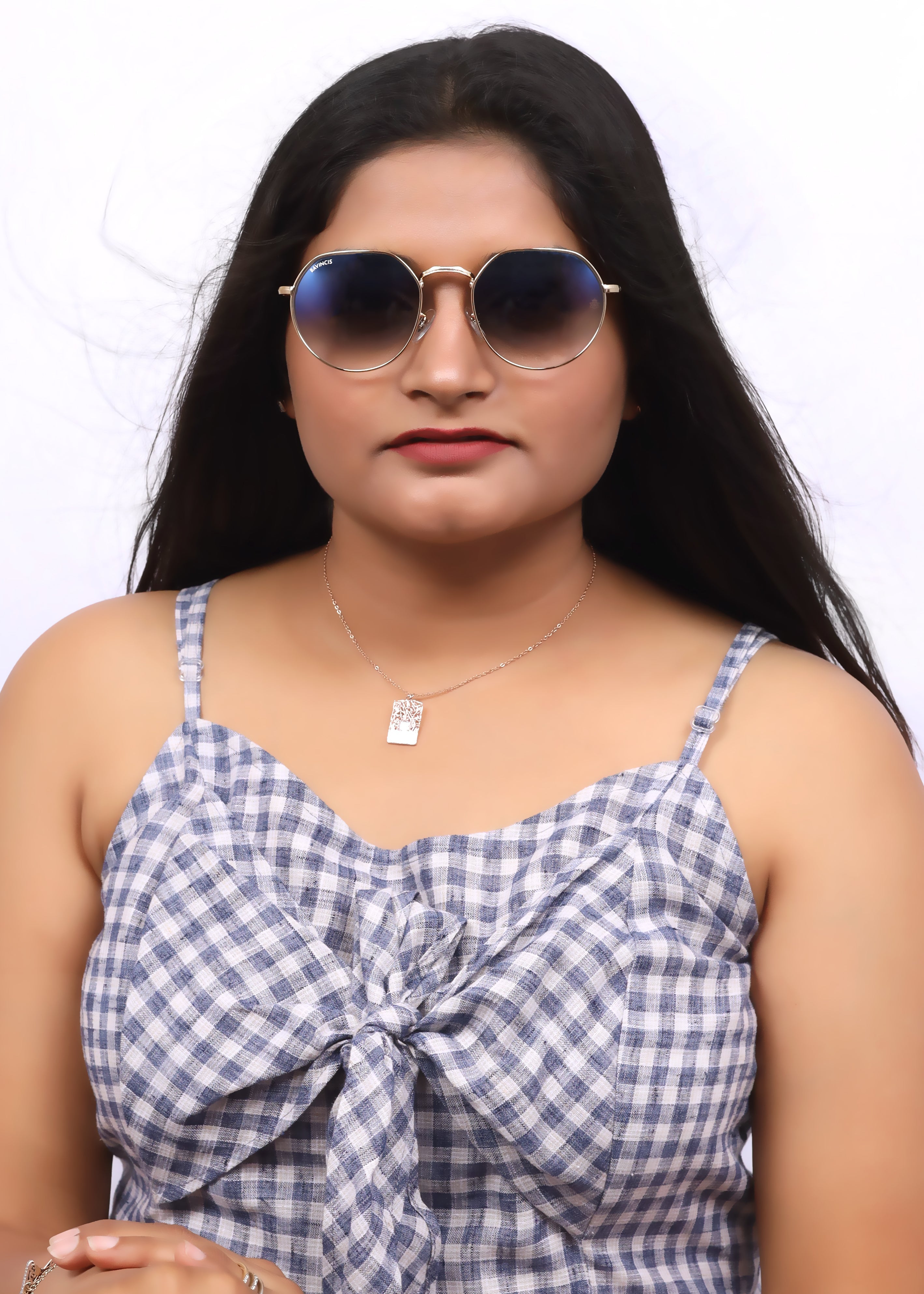 Bavincis Cooper Gold And Blue Gradient Edition Sunglasses