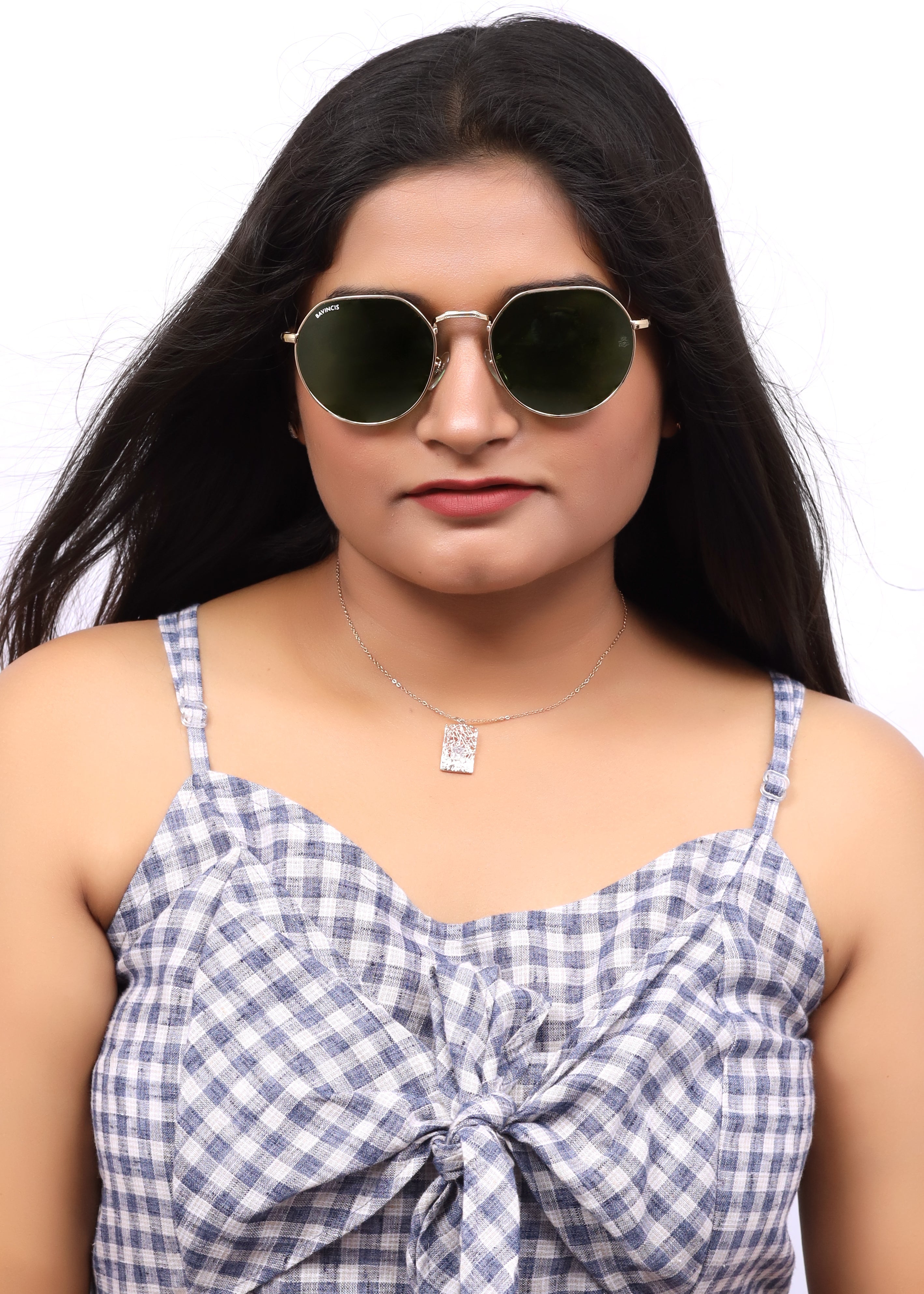 Bavincis Cooper Gold And Green Edition Sunglasses