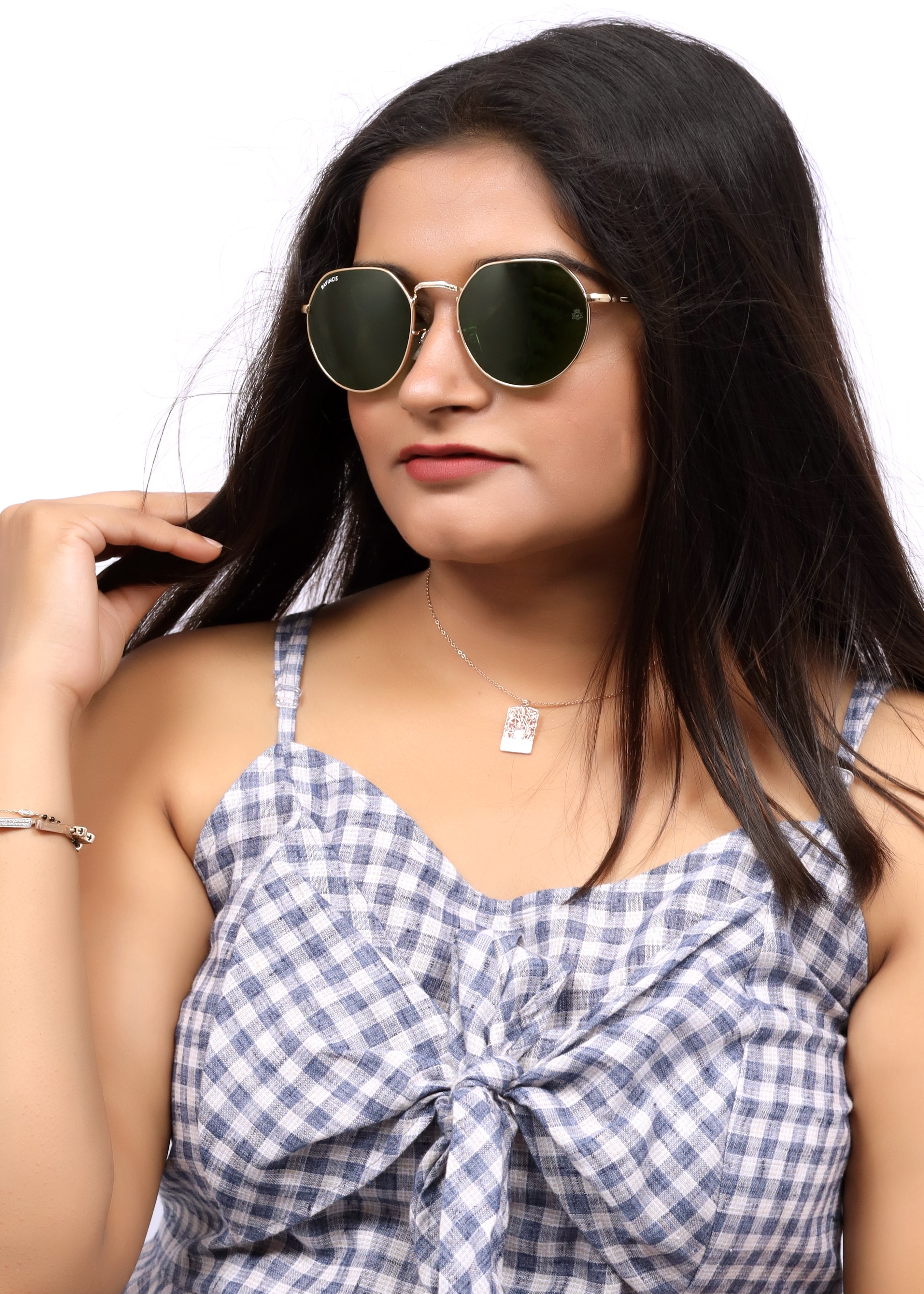 Bavincis Cooper Gold And Green Edition Sunglasses