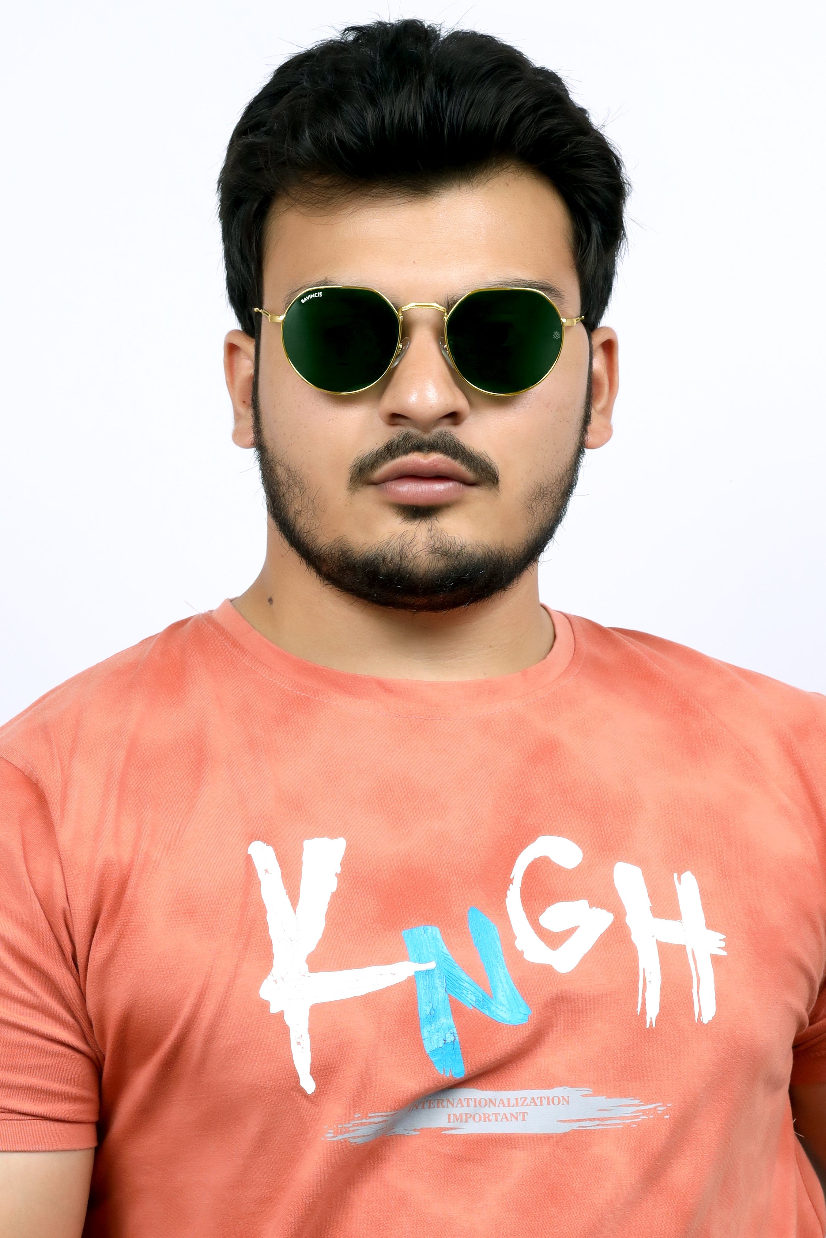 Bavincis Cooper Gold And Green Edition Sunglasses