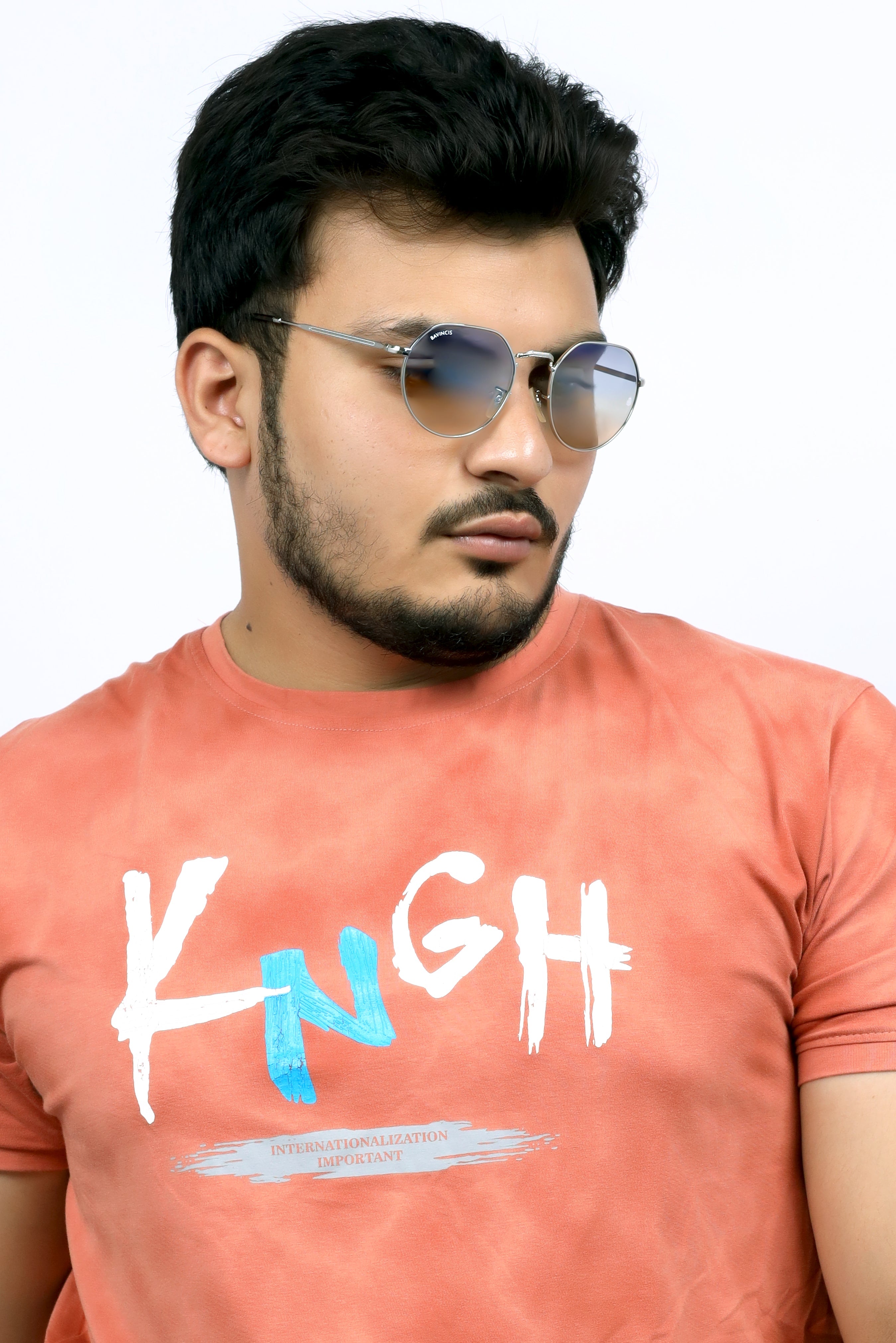 Bavincis Cooper Silver And Gray Brown Gradient Edition Sunglasses