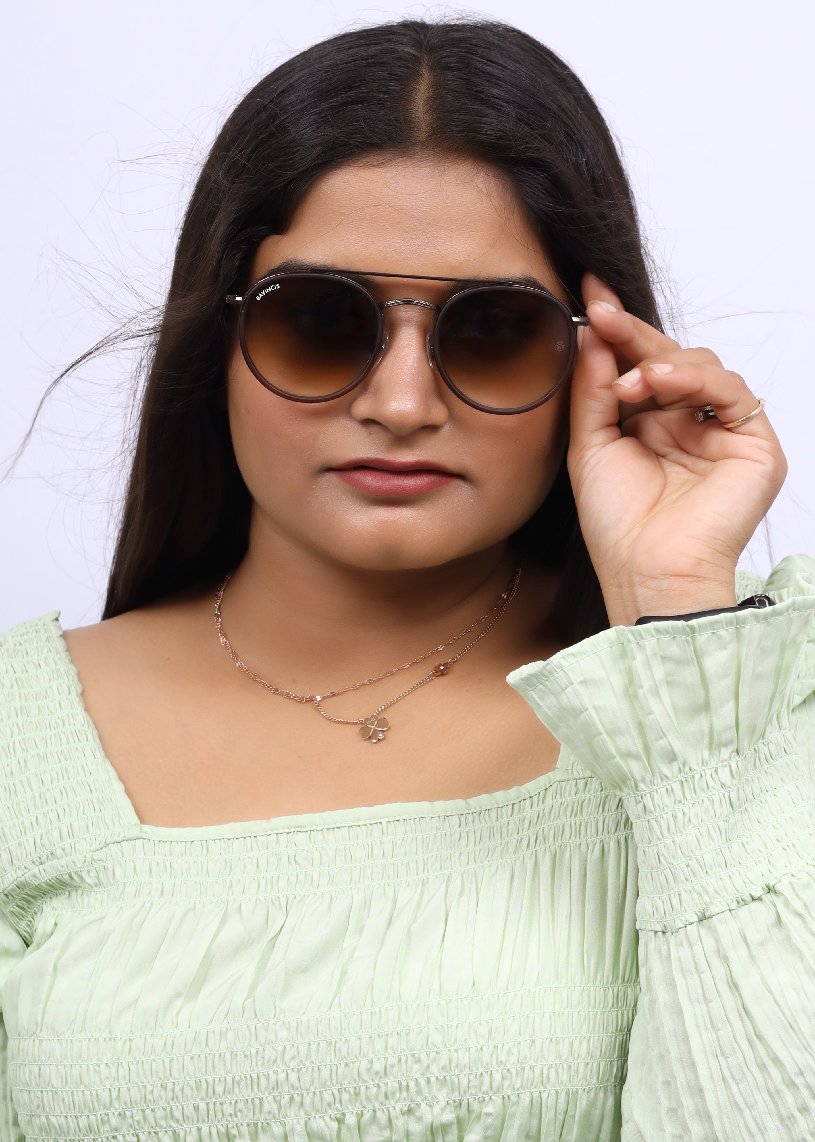 Bavincis Joyce Brown And Brown Gradient Edition sunglasses