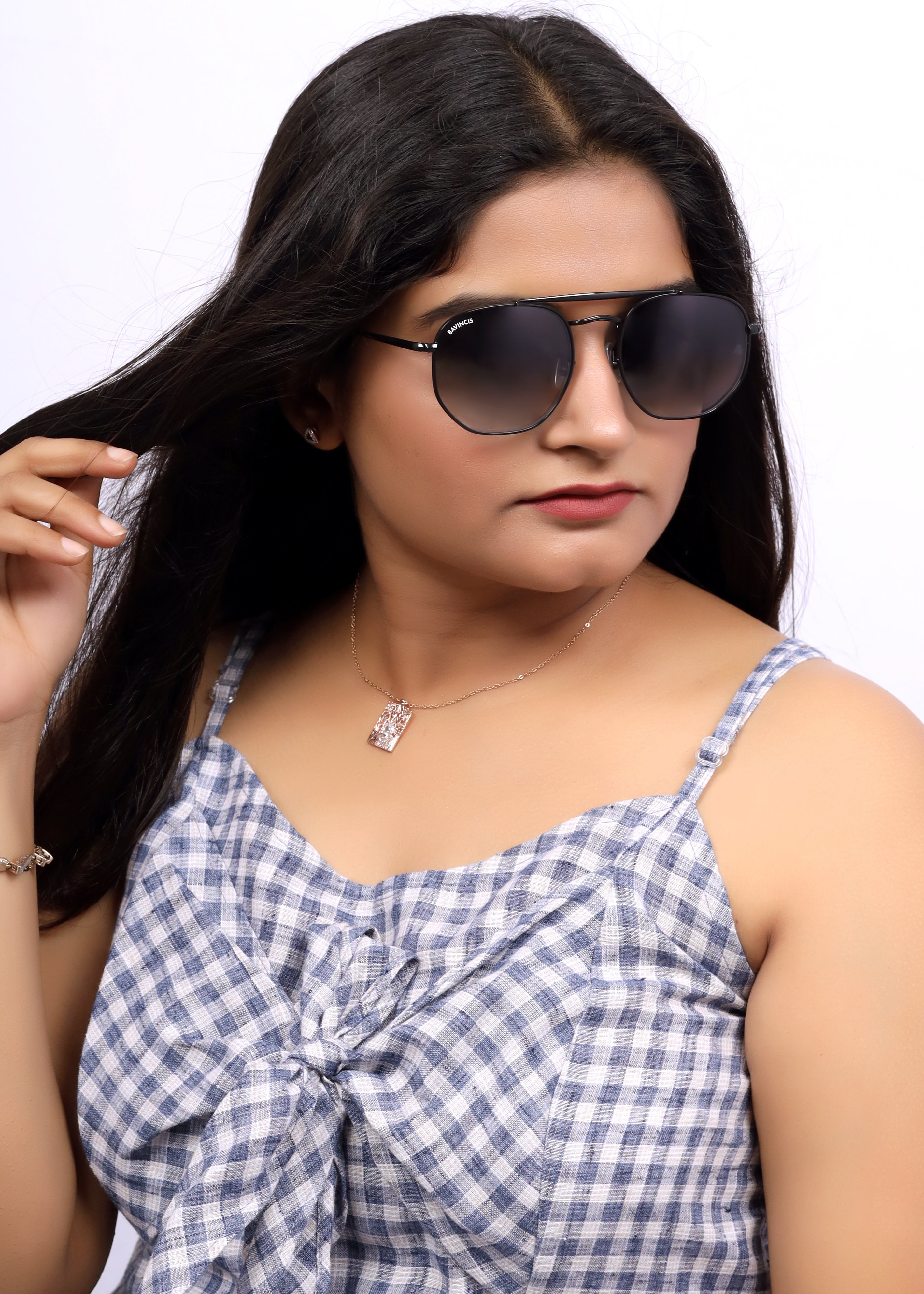 Bavincis Sparkle Black And Grey Gradient Edition Sunglasses