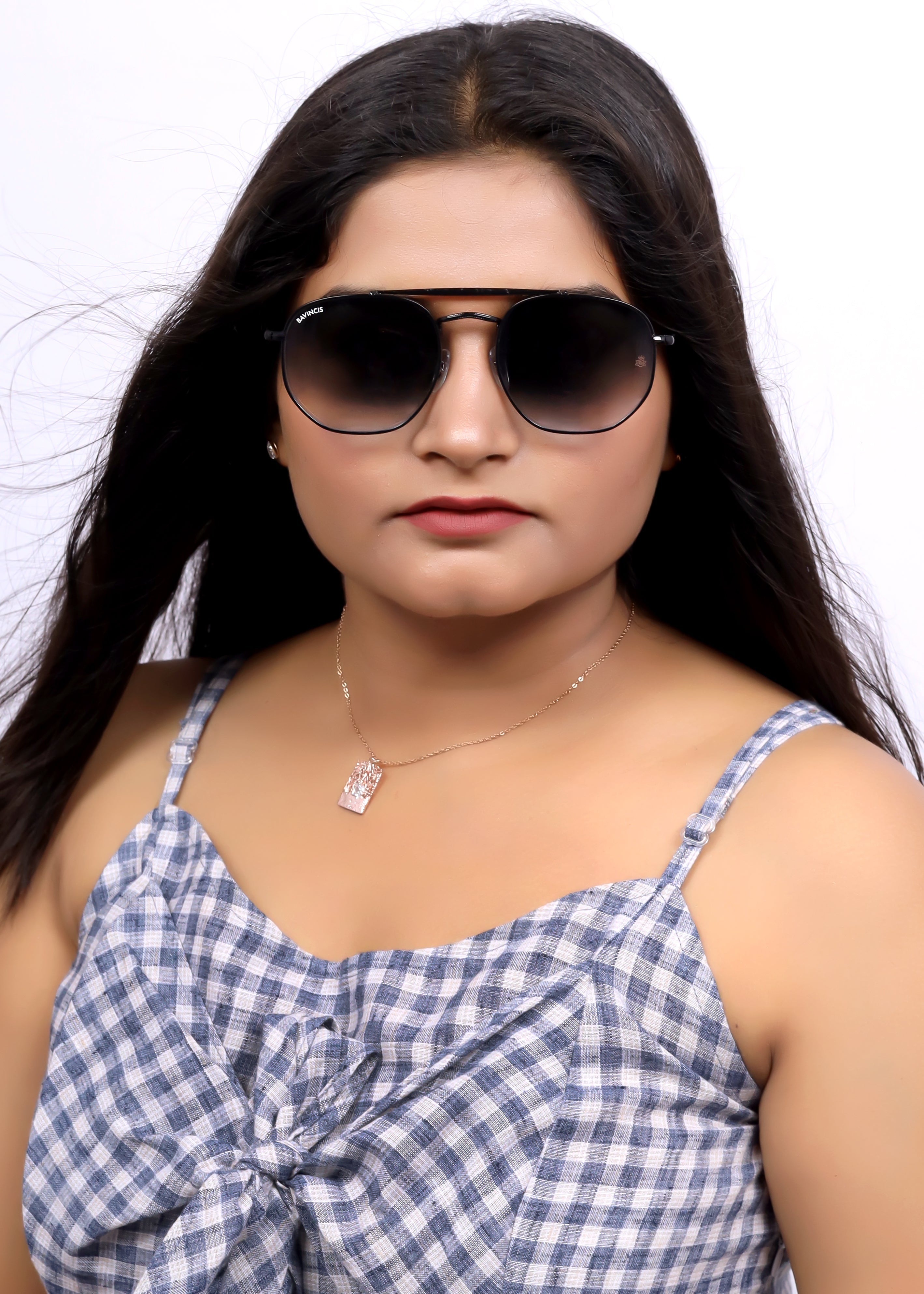 Bavincis Sparkle Black And Grey Gradient Edition Sunglasses