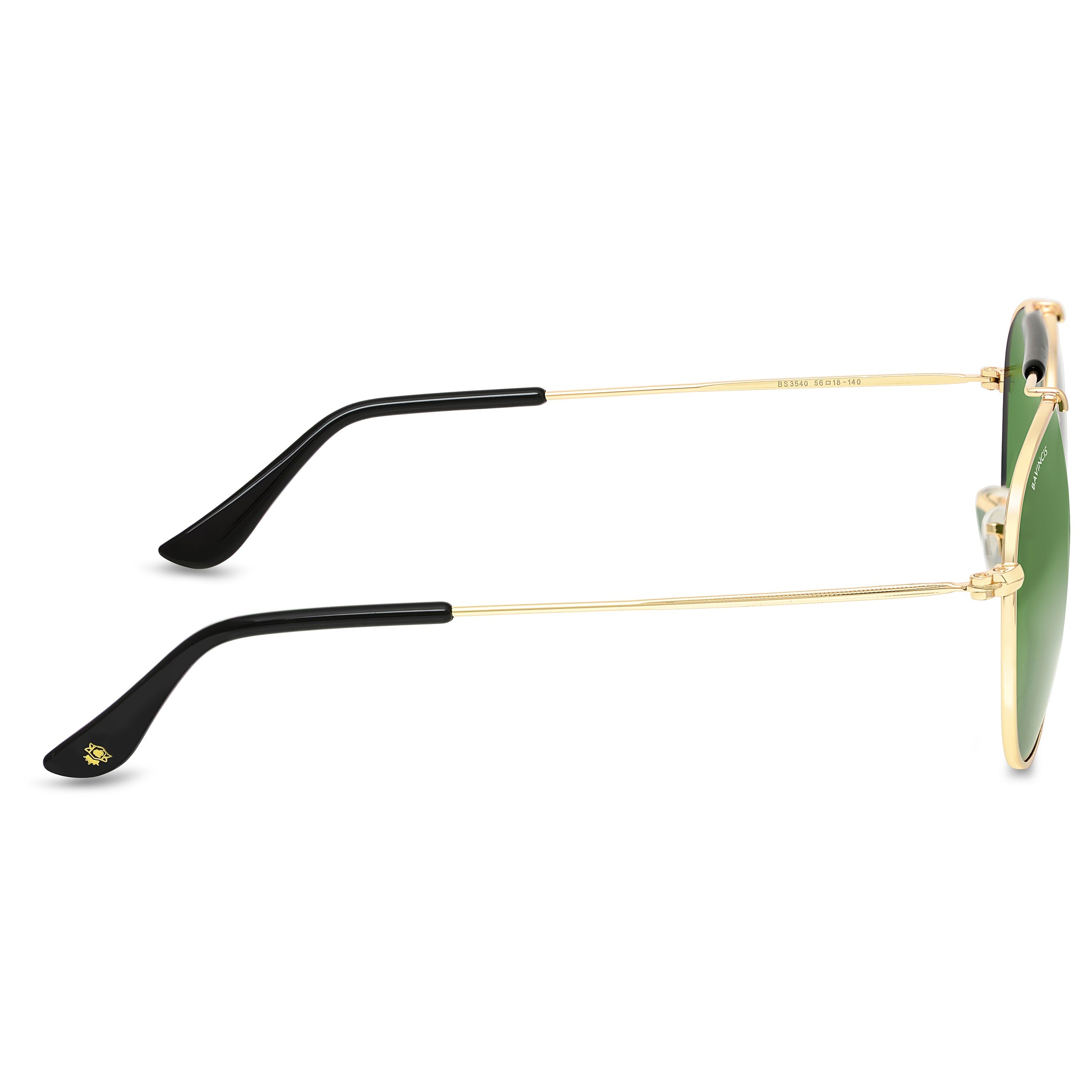Bavincis Caliber Gold And Green Edition sunglasses - BAVINCIS