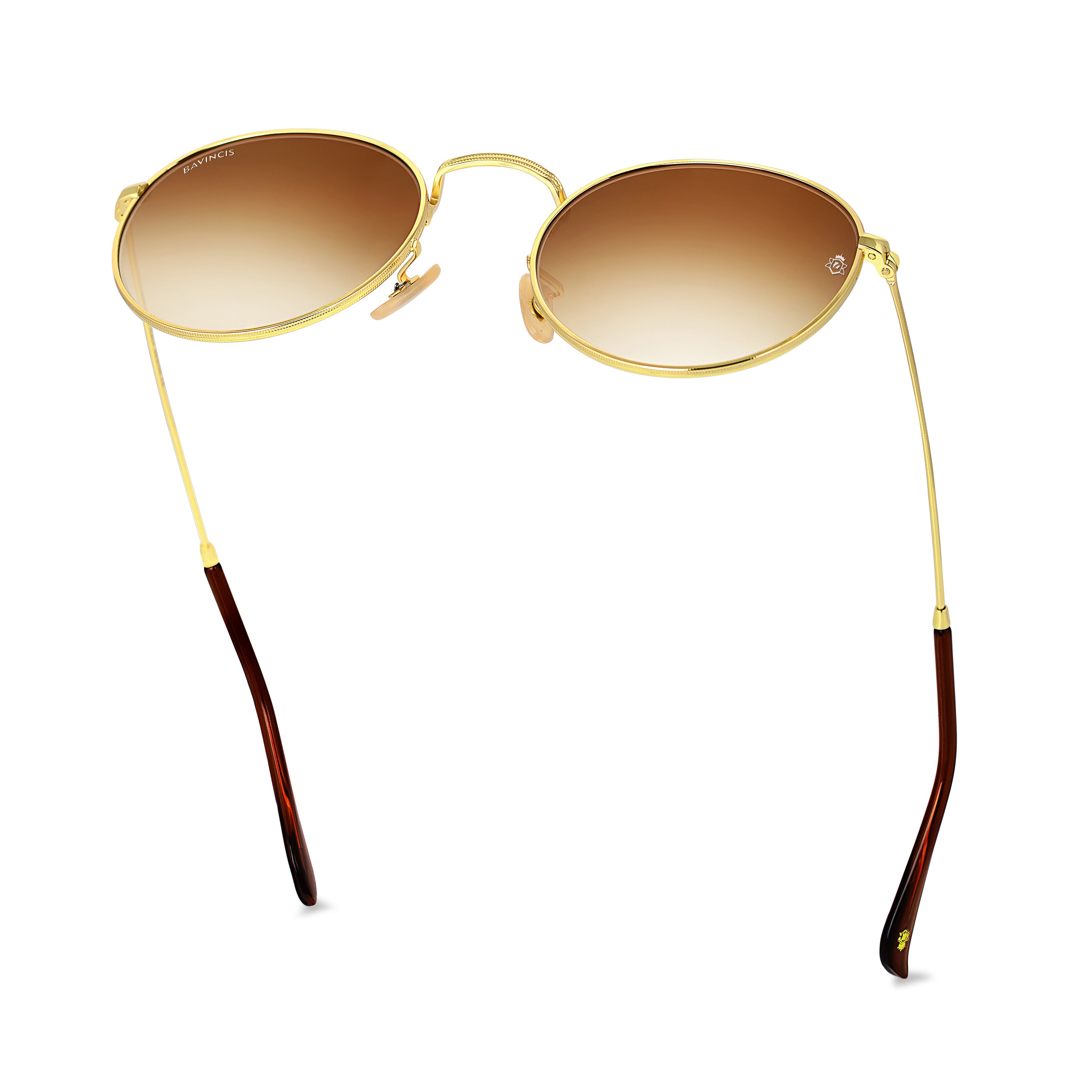 Bavincis Asmara Gold And Brown Gradient Edition Sunglasses