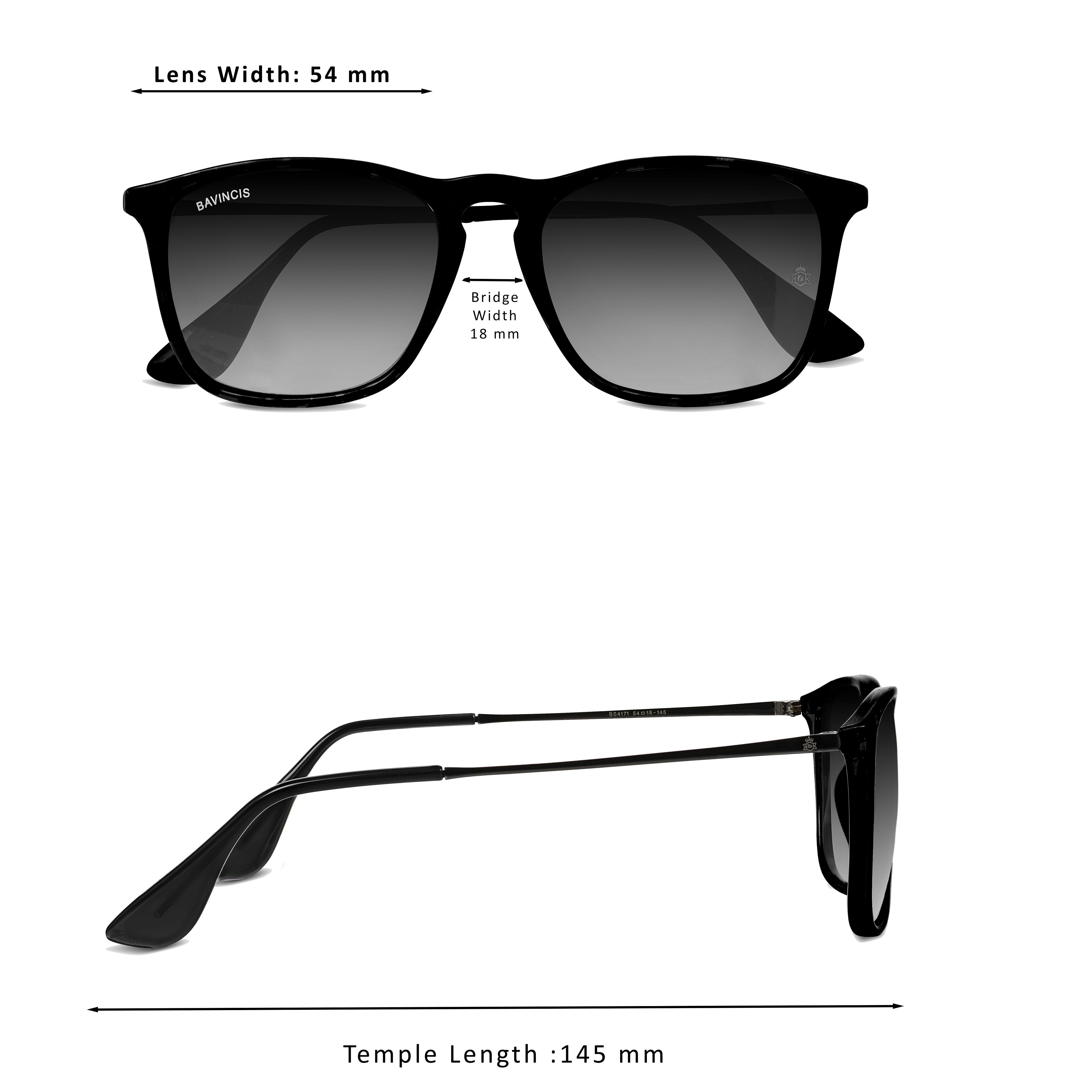 Bavincis Miller Black And Gradient Black Edition sunglasses - BAVINCIS
