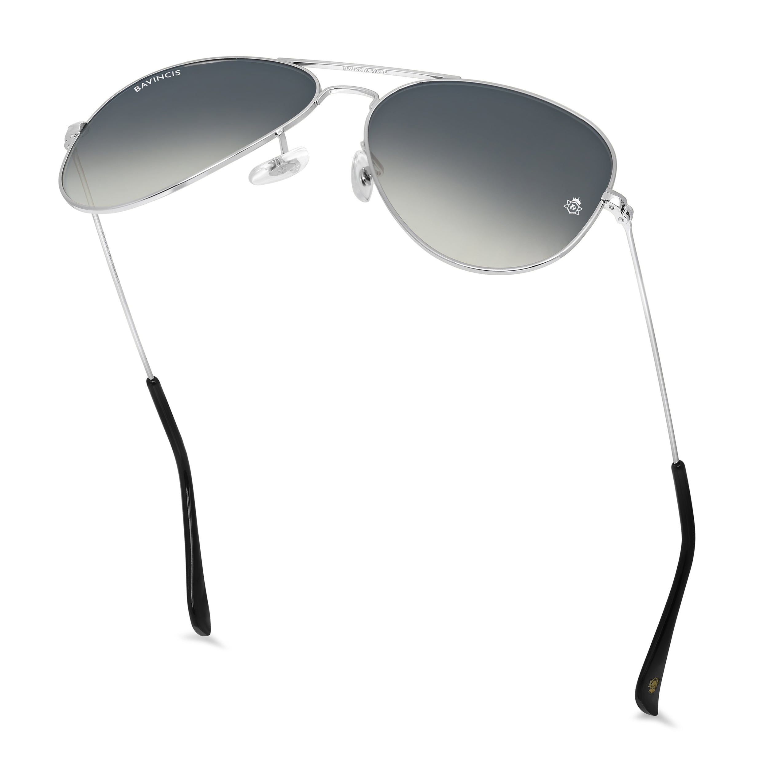 Bavincis Tommy Silver And Gray Gradient Edition Sunglasses