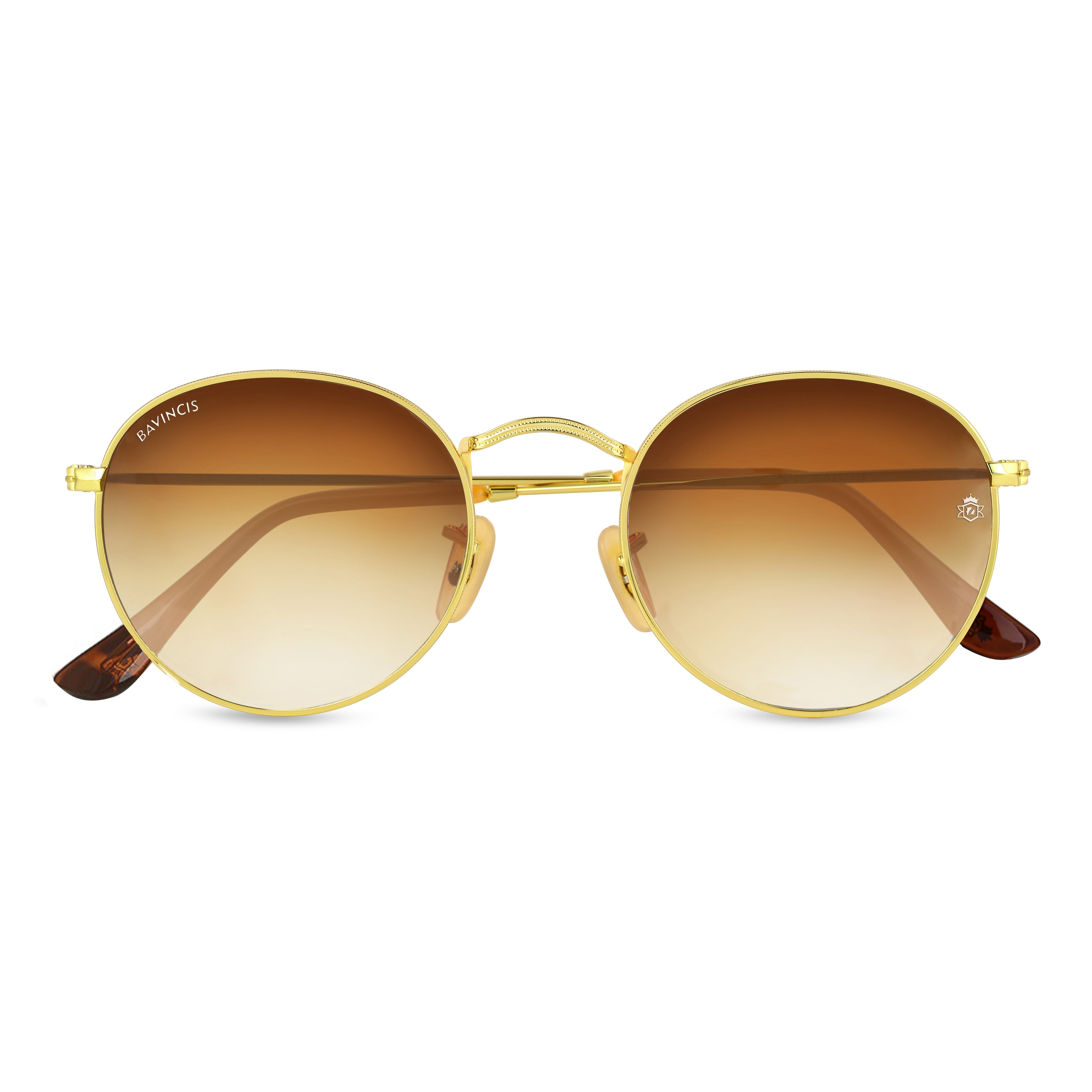 Bavincis Asmara Gold And Brown Gradient Edition Sunglasses