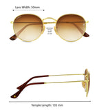 Bavincis Asmara Gold And Brown Gradient Edition Sunglasses