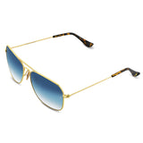 Bavincis Carloz Gold And Blue Gradient Edition Sunglasses