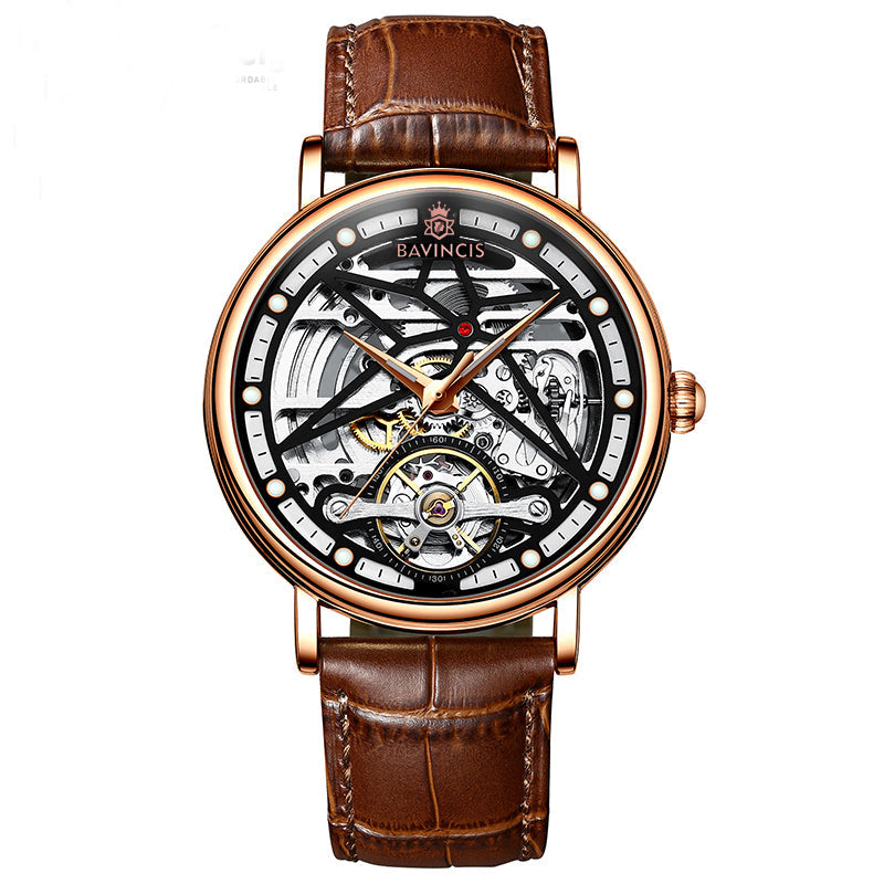 Bavincis Brio Black and Brown I Automatic Watch - BAVINCIS