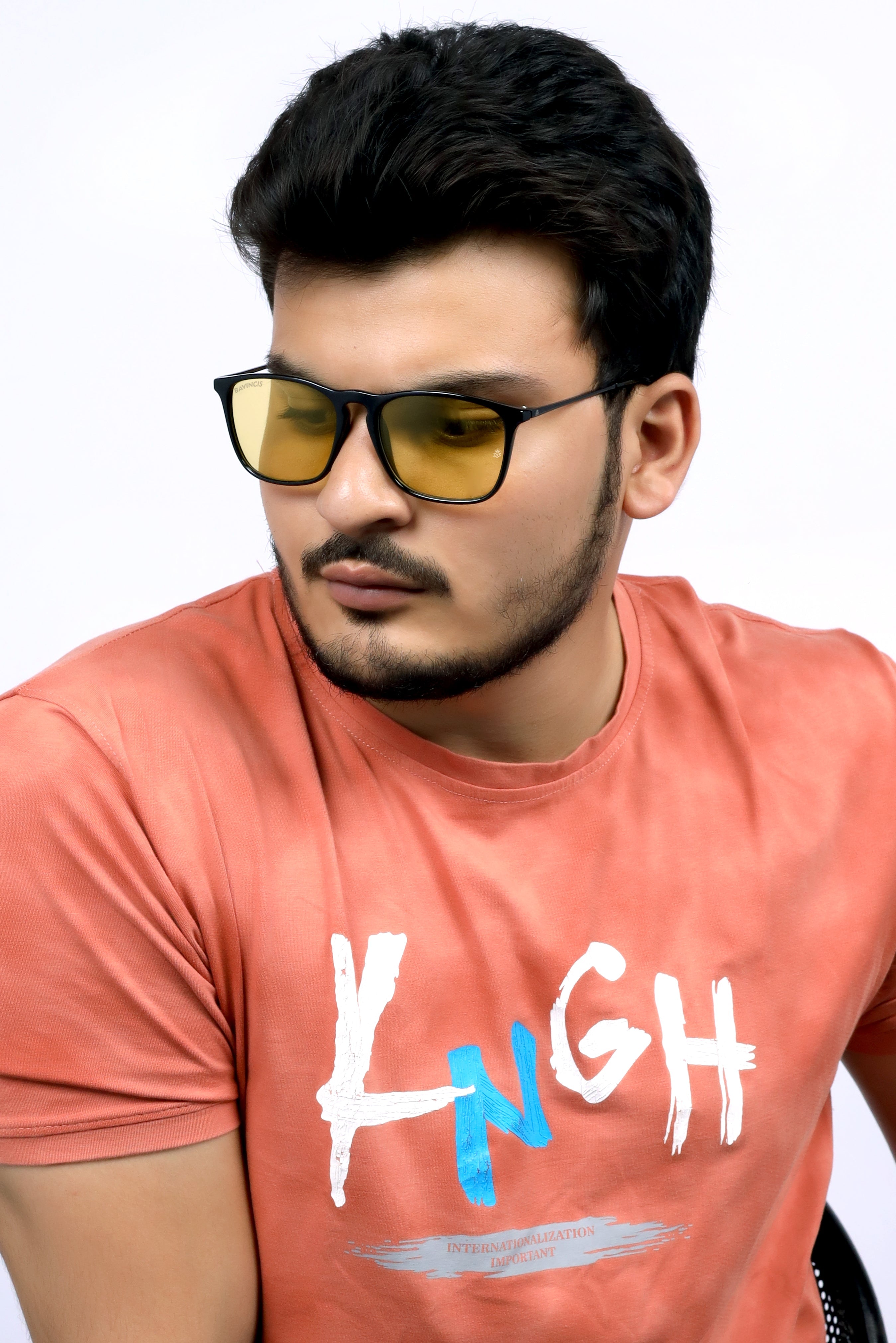 Bavincis Miller Black And Yellow Edition Sunglasses