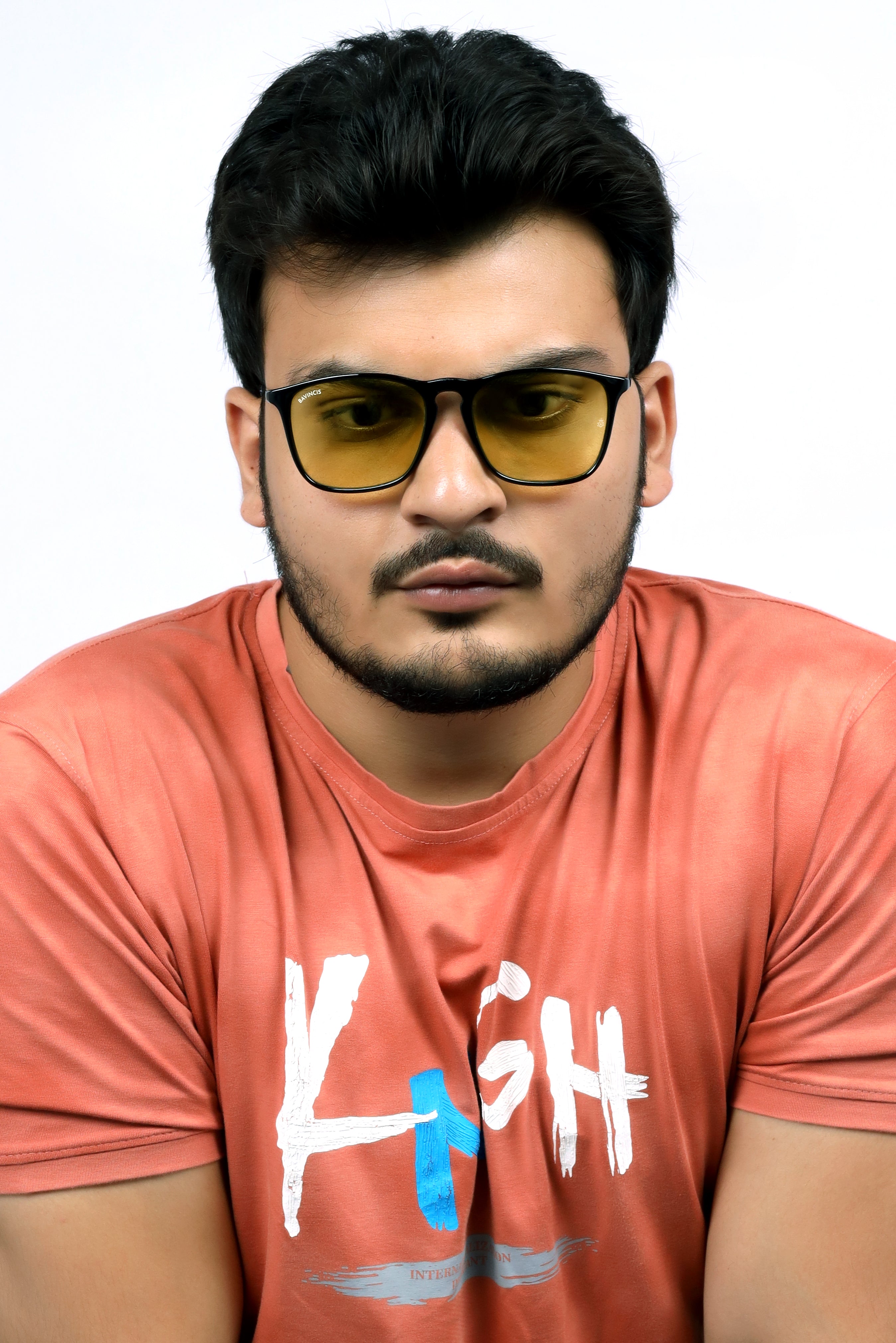 Bavincis Miller Black And Yellow Edition Sunglasses