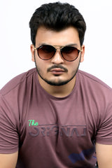 Bavincis Walker Gold And Brown Gradient Edition Sunglasses