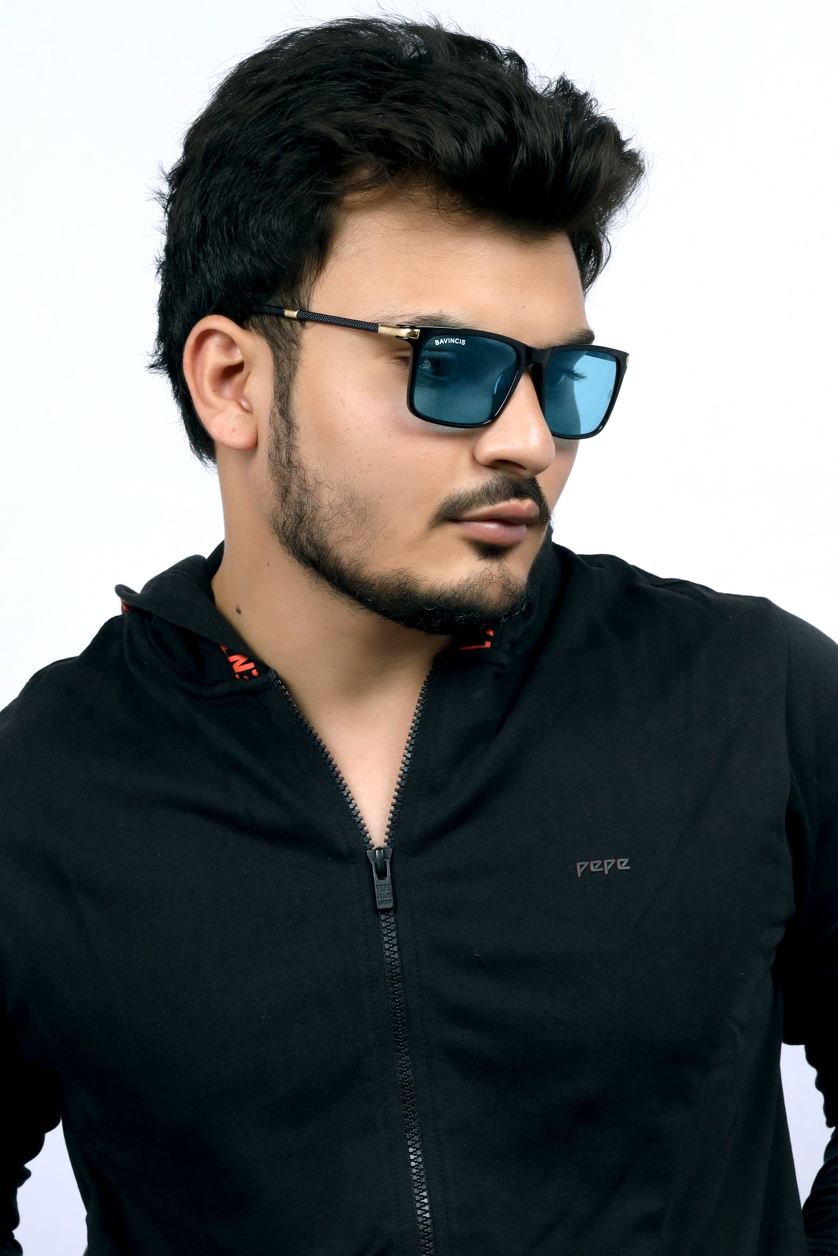 Bavincis Milano Black And Blue Edition Sunglasses