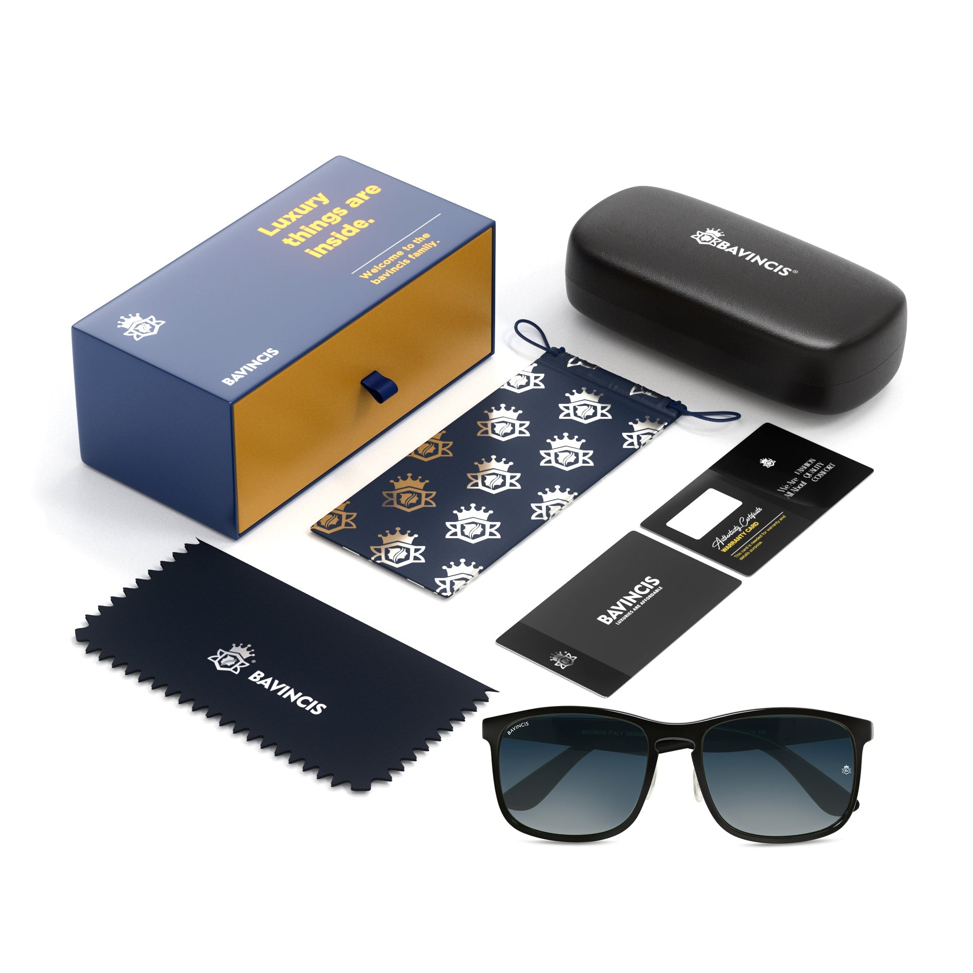 Bavincis Austen Black And Grey Gradient Edition Sunglasses